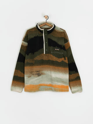 Columbia Helvetia II Printed Half Snap Fleece  (greenscape dolo)