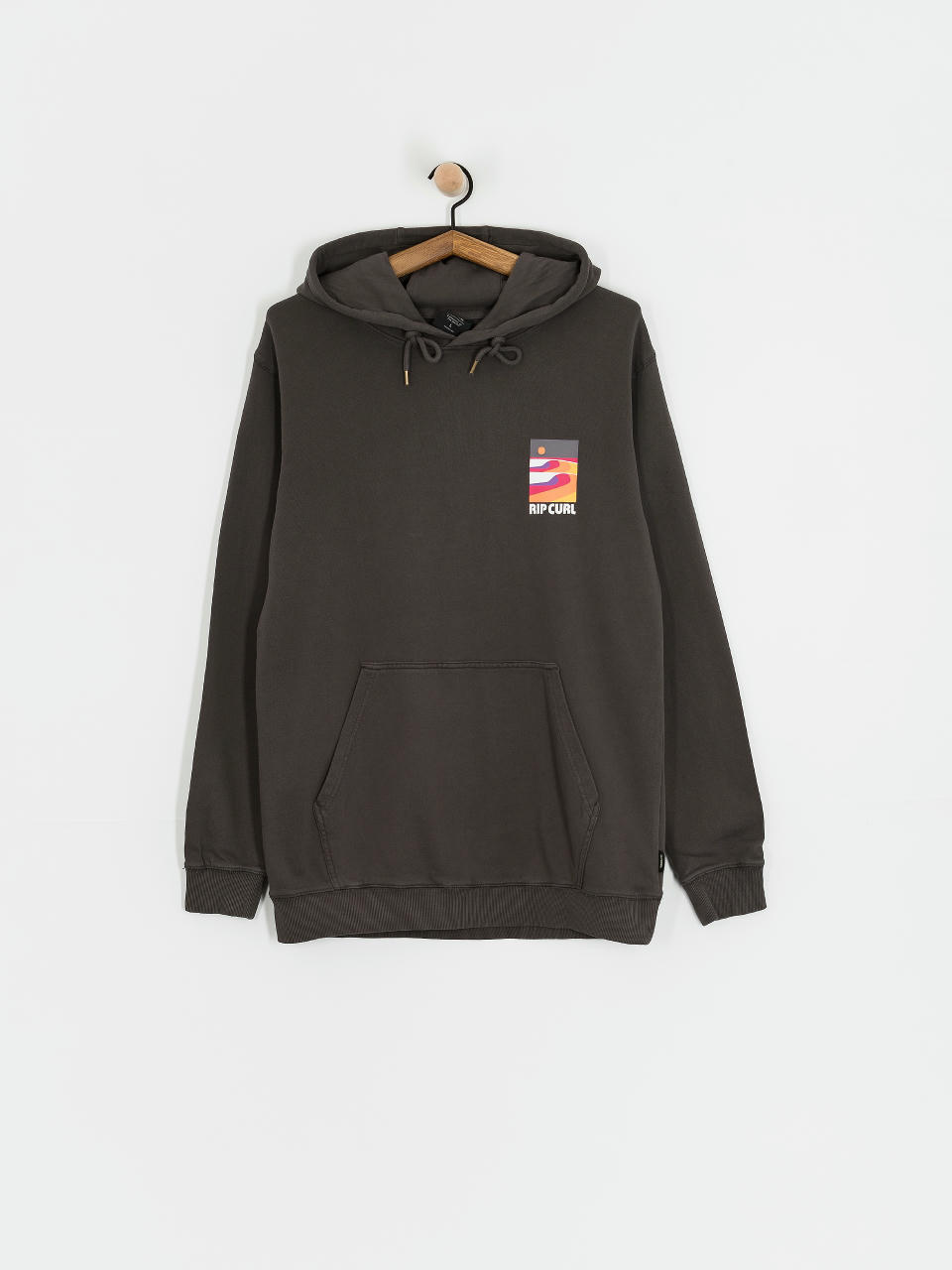 Rip Curl Hoodie Surf Revival Lined Up ZHD (washed black)