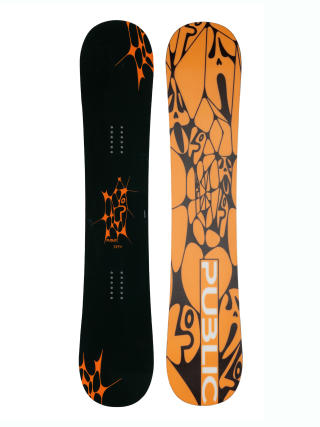 Public Snowboard General (orange/black)