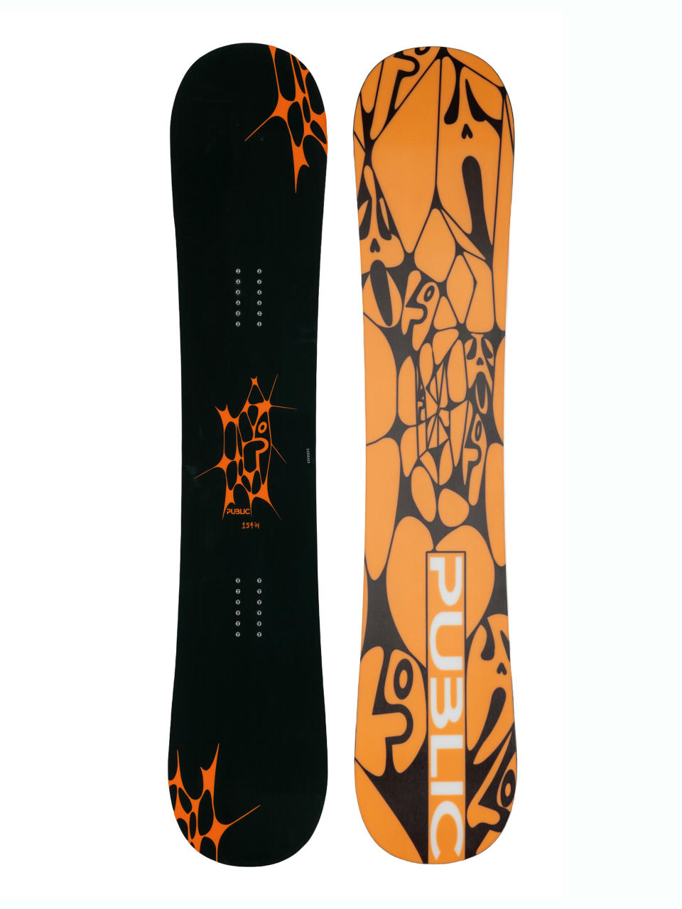 Herren Public Snowboard General (orange/black)