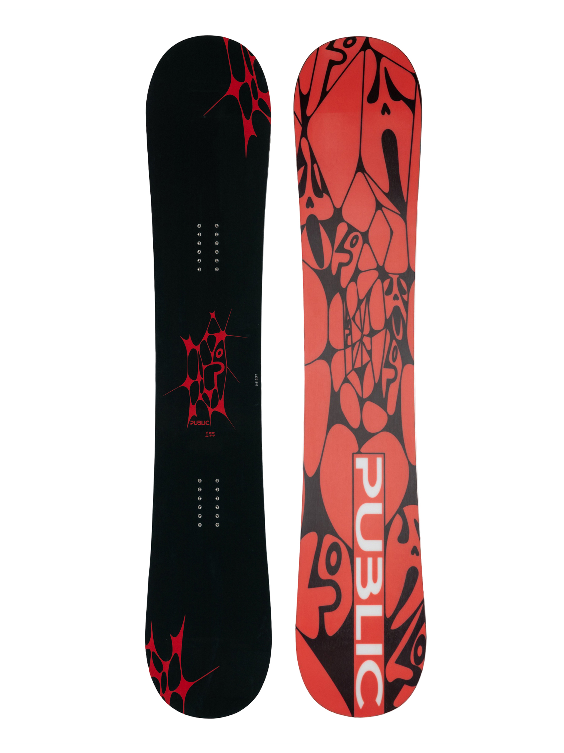 Public Snowboard General (red/black)