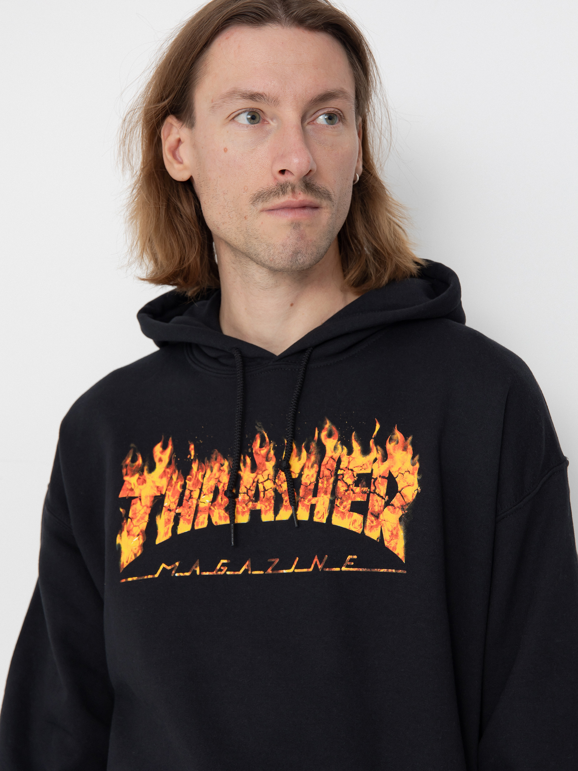 パーカー・フーディ THRASHER racing graphic hoodie black TR2403HD12BK Amazon.com: Thrasher Youth Flame Logo Hoodie Black XS