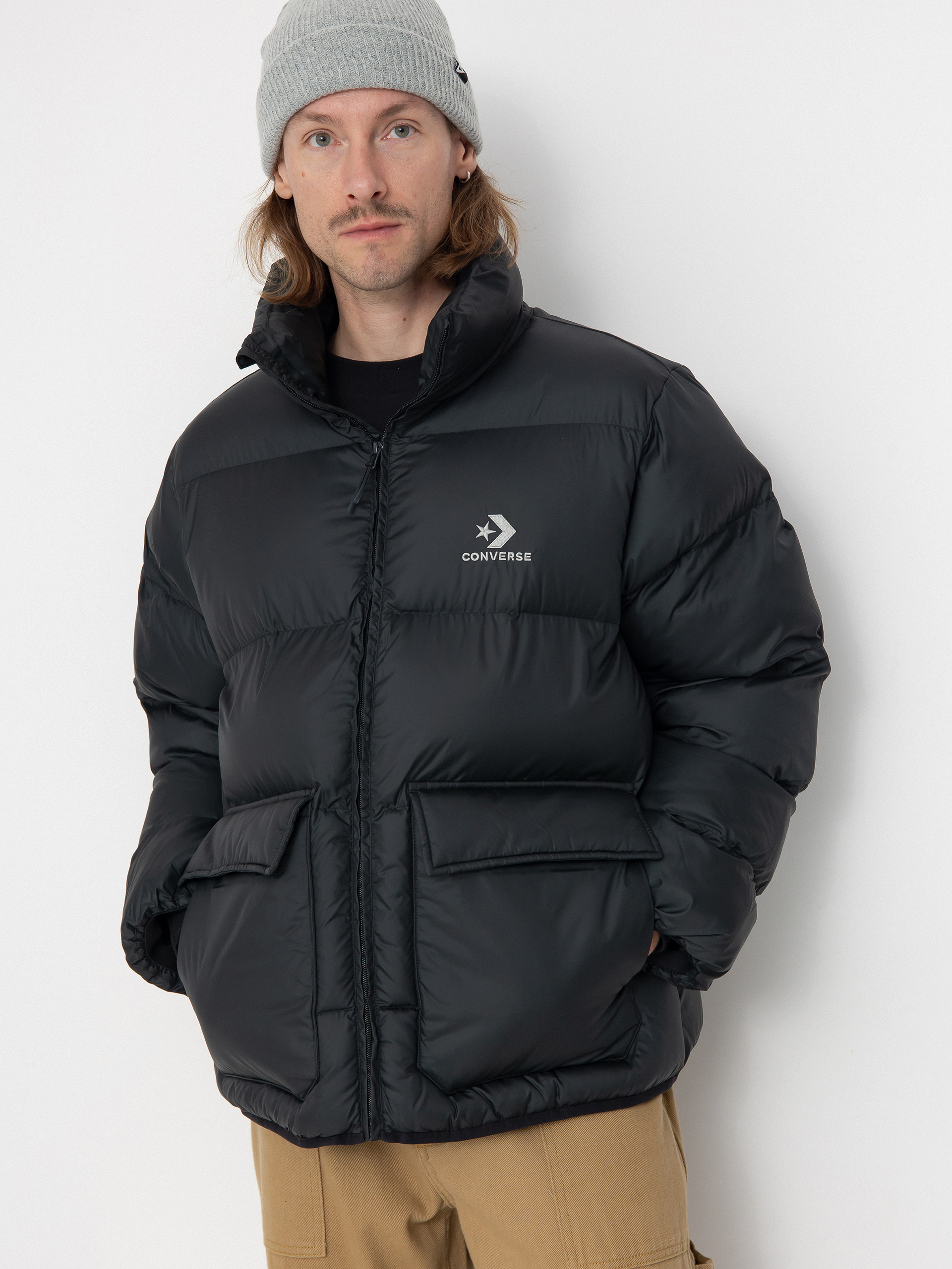 Converse Jacke Patch Pocket Puffer (converse black)