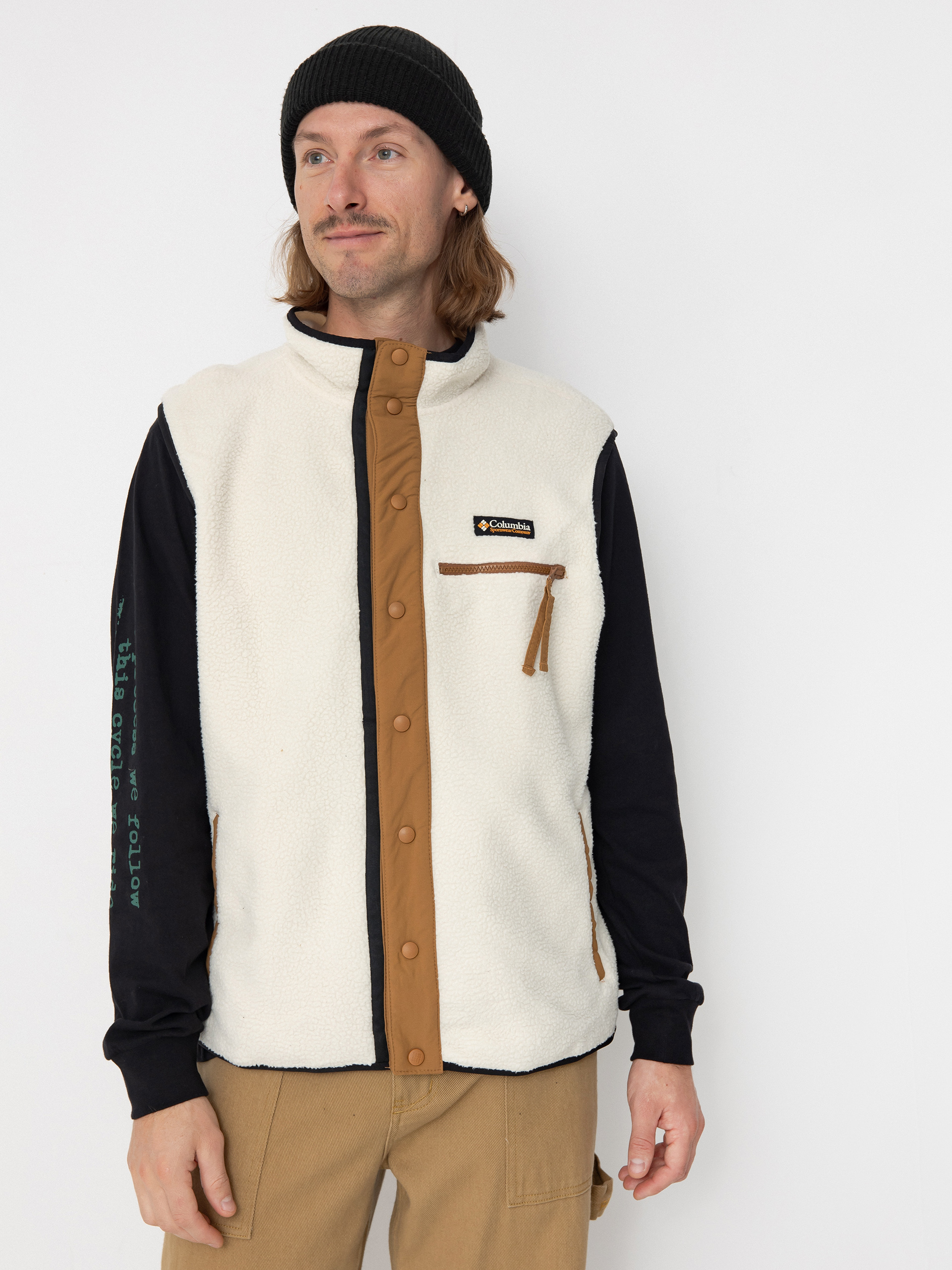 Columbia Fleece Jacke Helvetia II Vest (chalk)