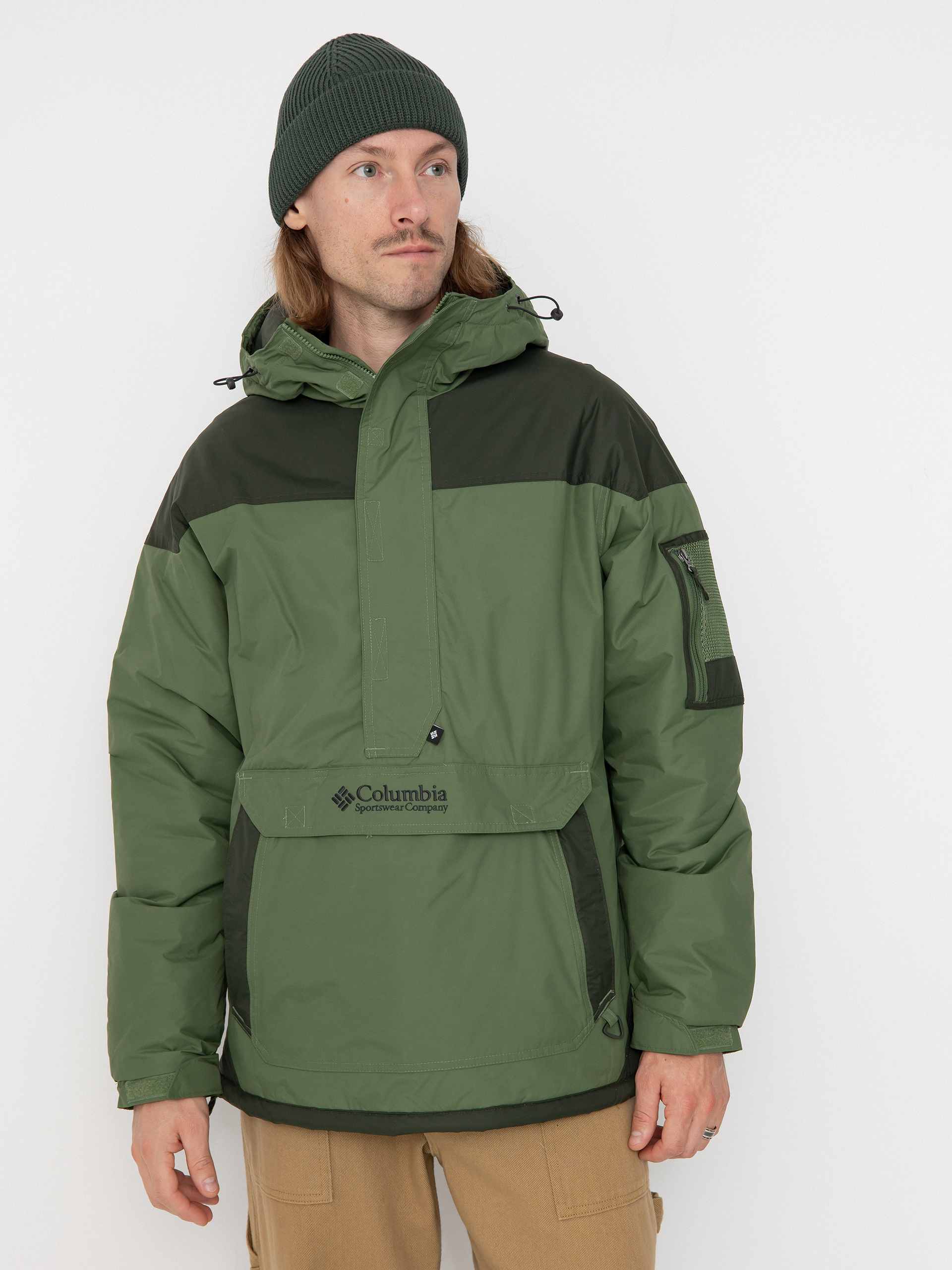 Columbia Jacket Challenger II Insulated Pullover green (canteen