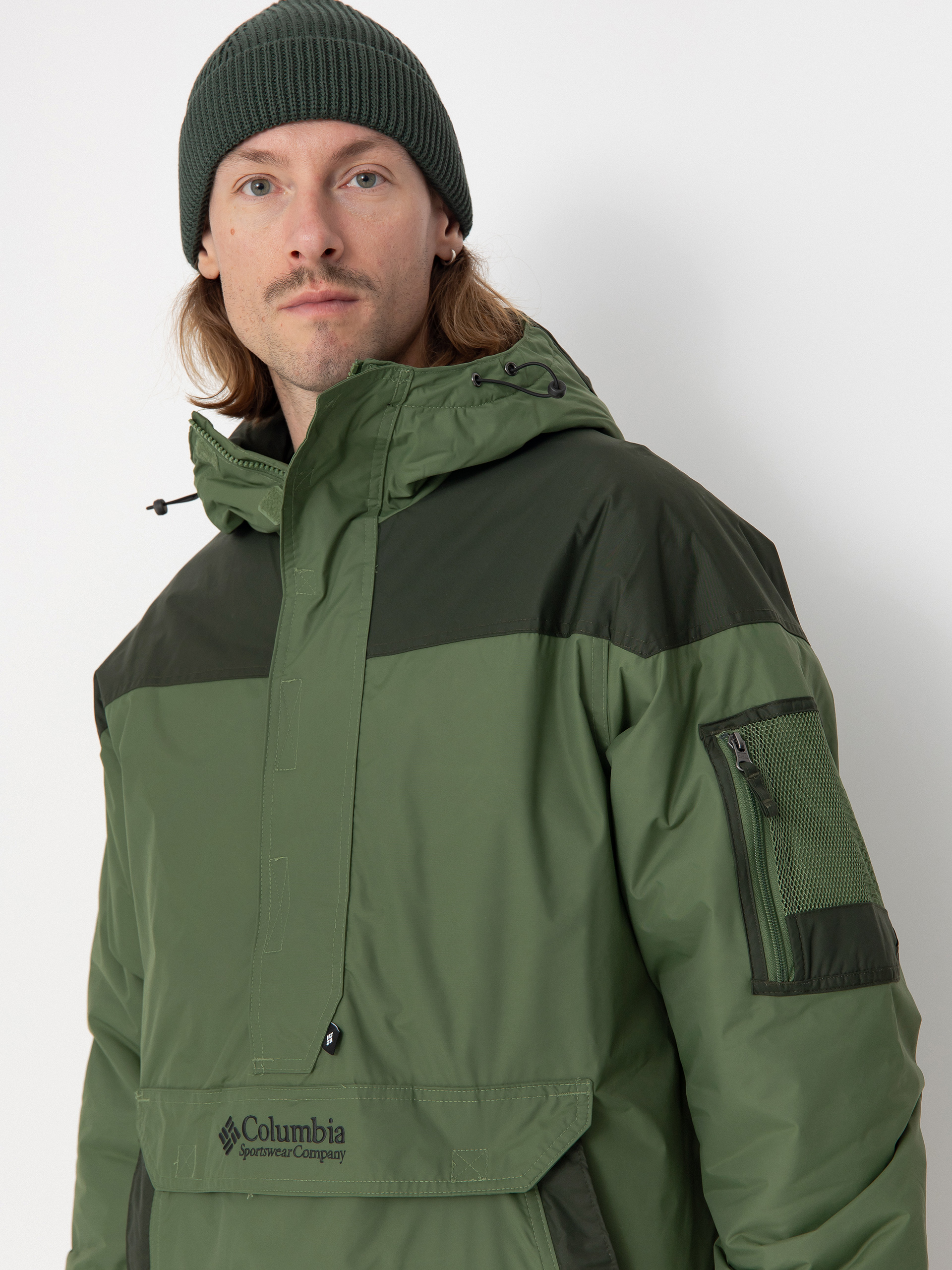 Columbia Jacket Challenger II Insulated Pullover - green (canteen