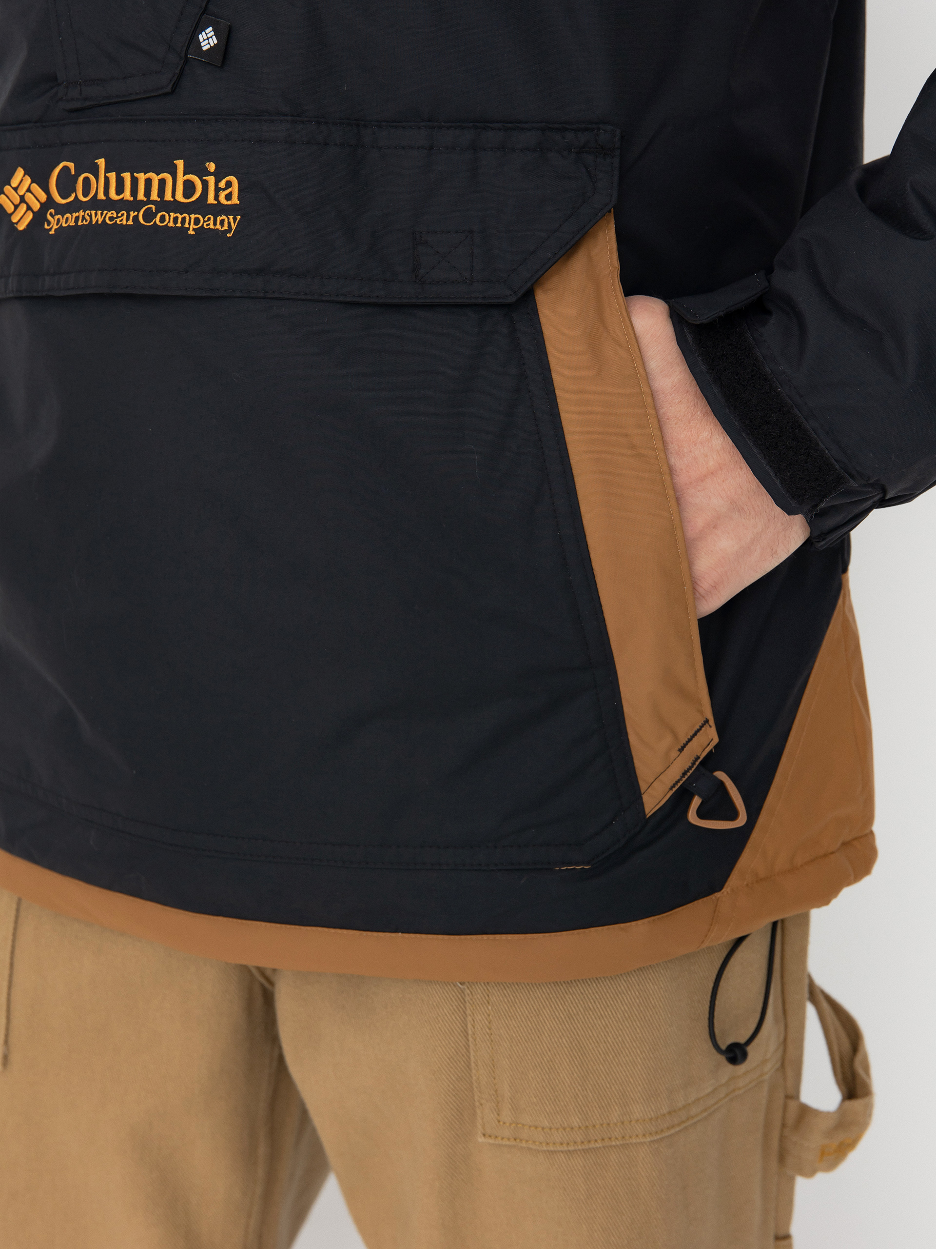 Columbia Jacket Challenger II Insulated Pullover (black camel br)