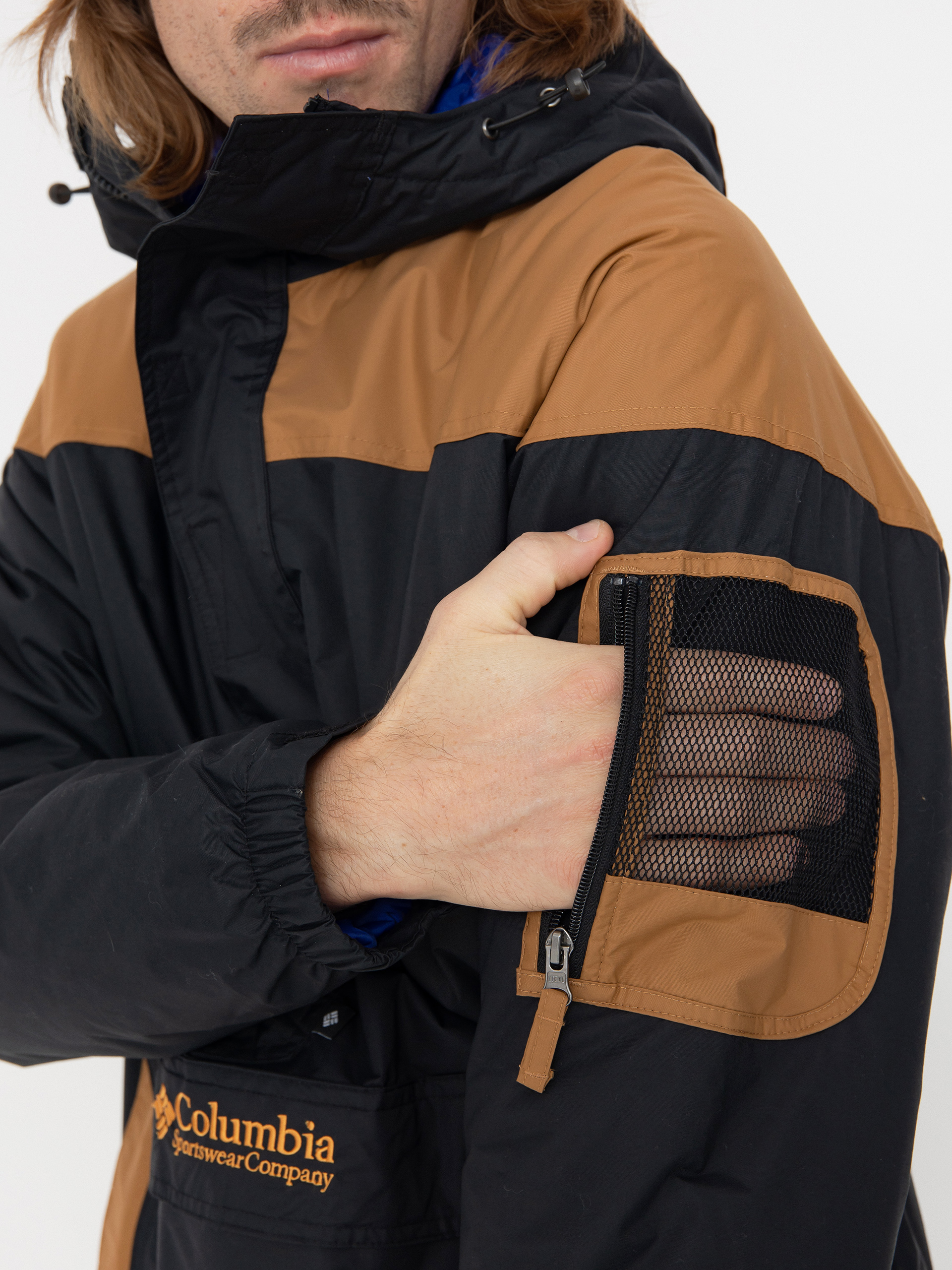 Columbia Jacket Challenger II Insulated Pullover (black camel br)