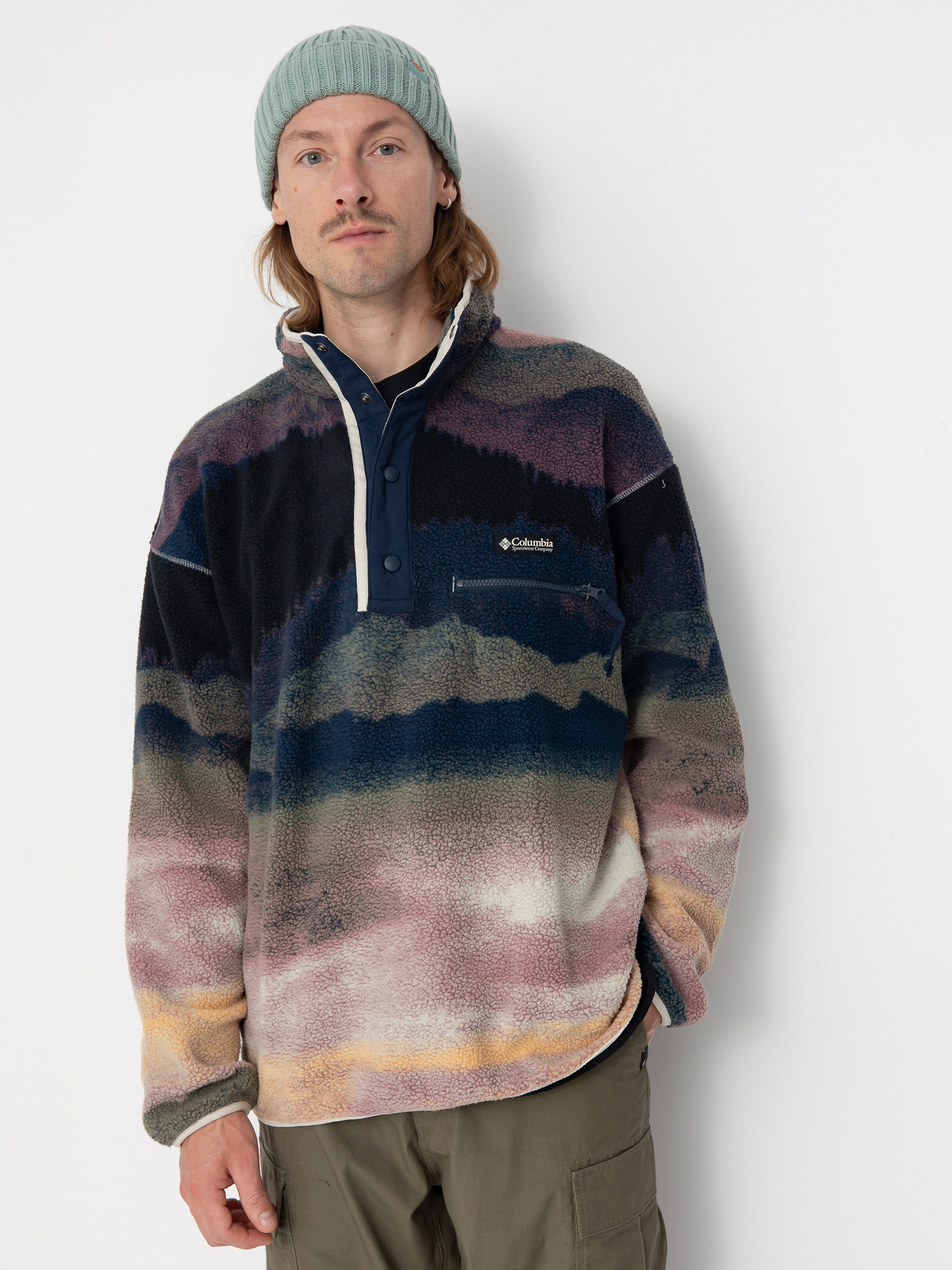 Columbia Fleece Helvetia II Printed Half Snap multicolor