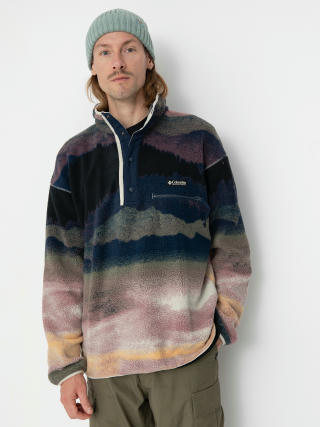 Columbia Fleece  Helvetia II Printed Half Snap (collegiate navy)