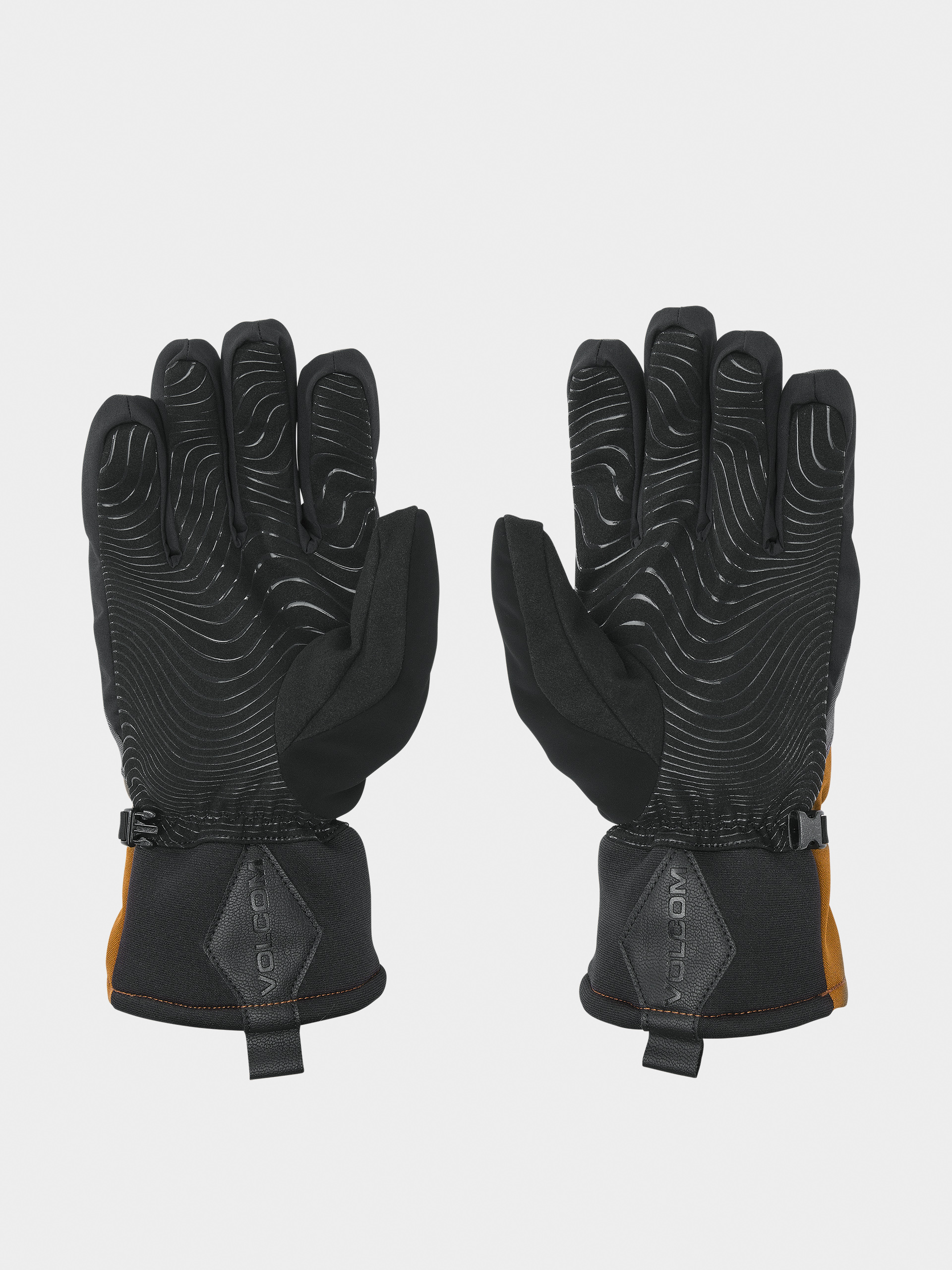 Volcom Gloves V.Co Nyle - brown, grey (charcoal)