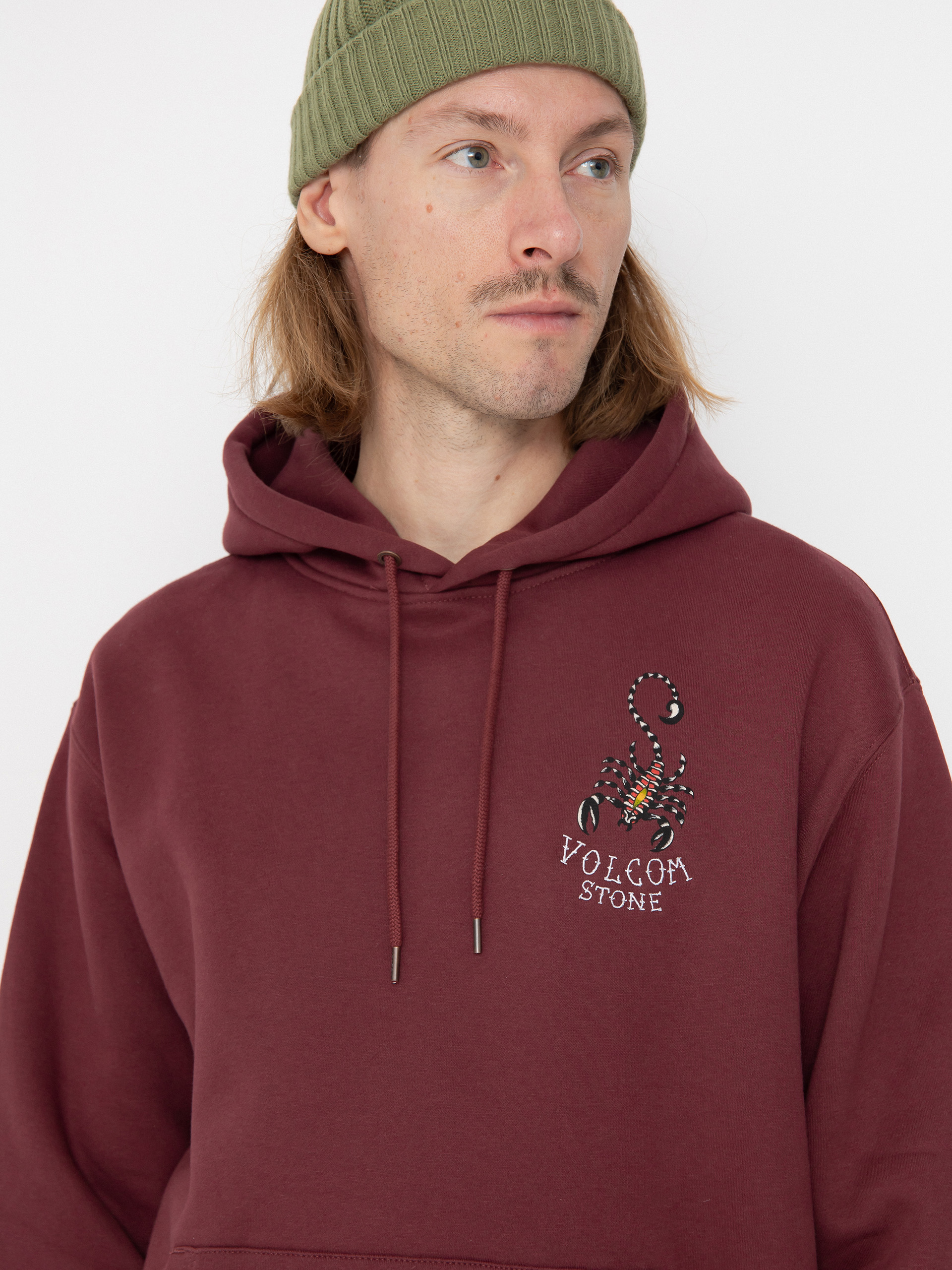 Volcom Lintell Classic HD Hoodie (merlot)