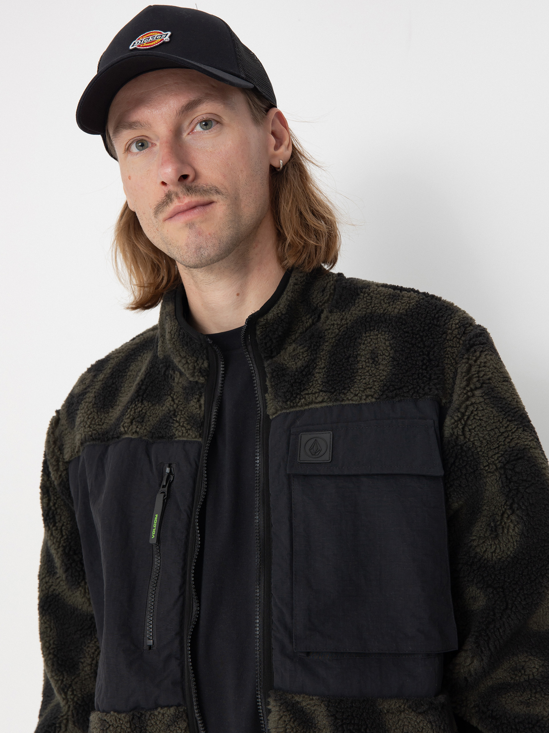 Herren Volcom Fa Zephyr Storm Stone ZHD Hoodie (prt-print)