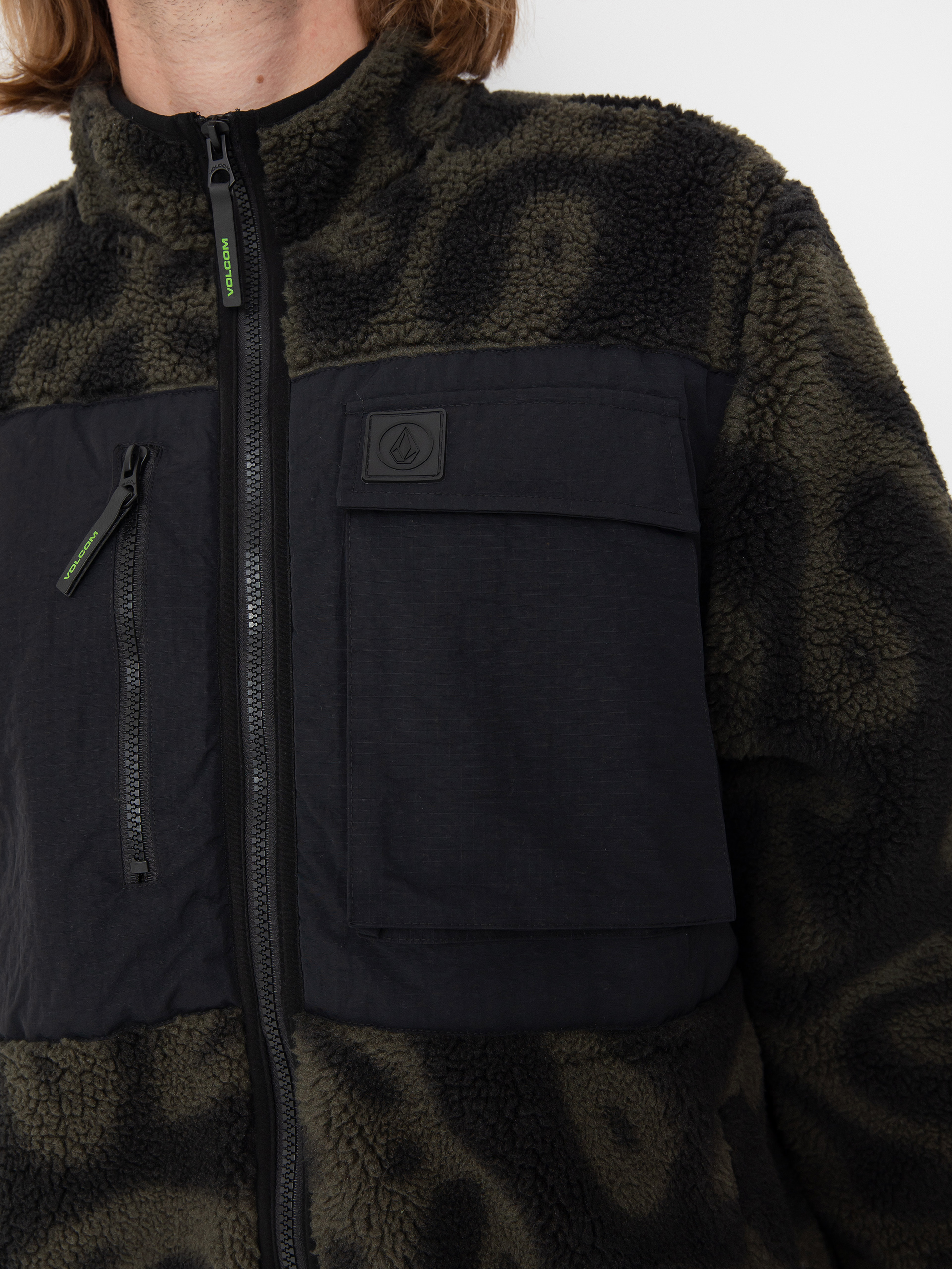 Herren Volcom Fa Zephyr Storm Stone ZHD Hoodie (prt-print)