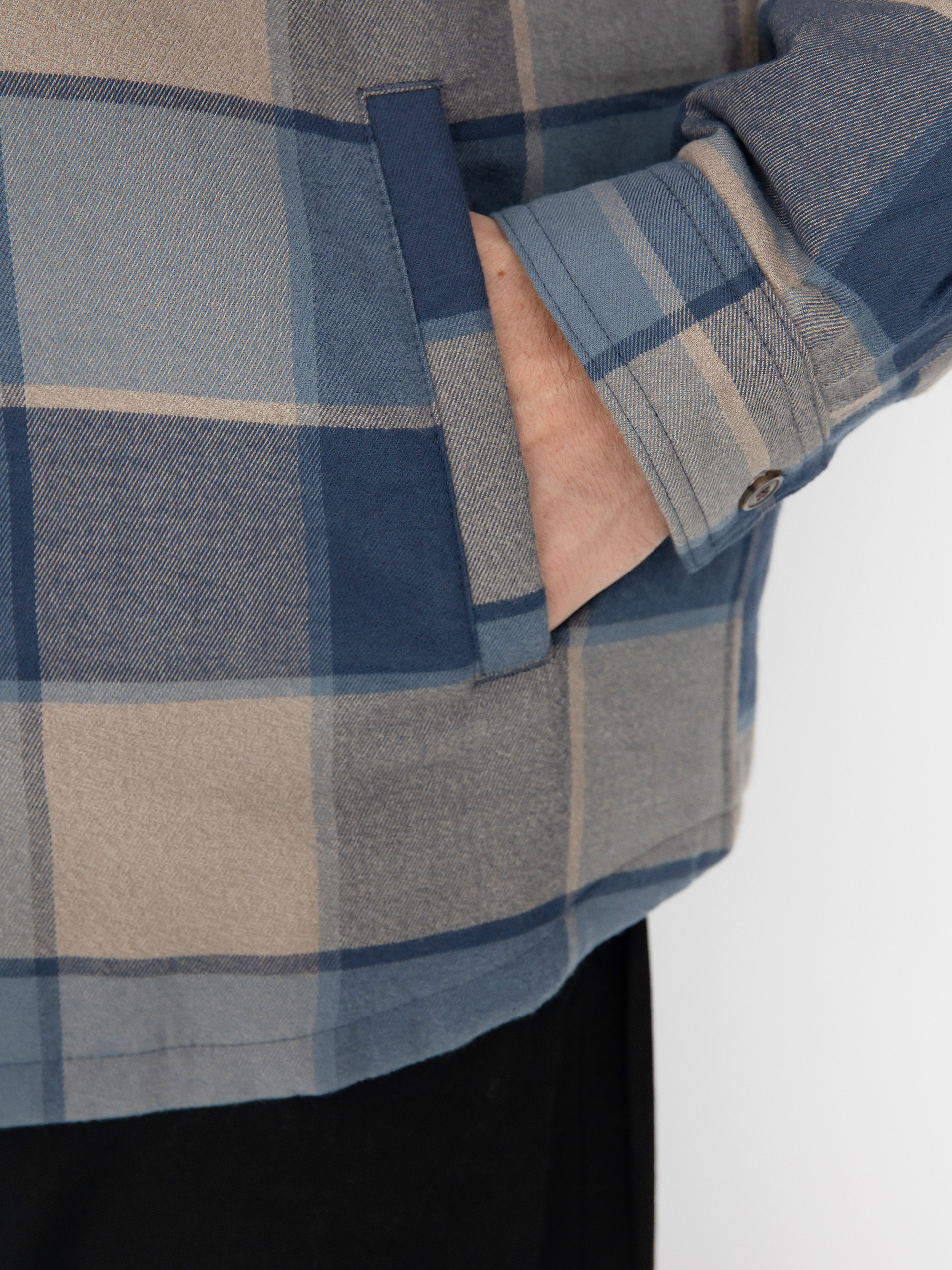 Patagonia Shirt LW Insulated Fjord Flannel (william smolder blue)