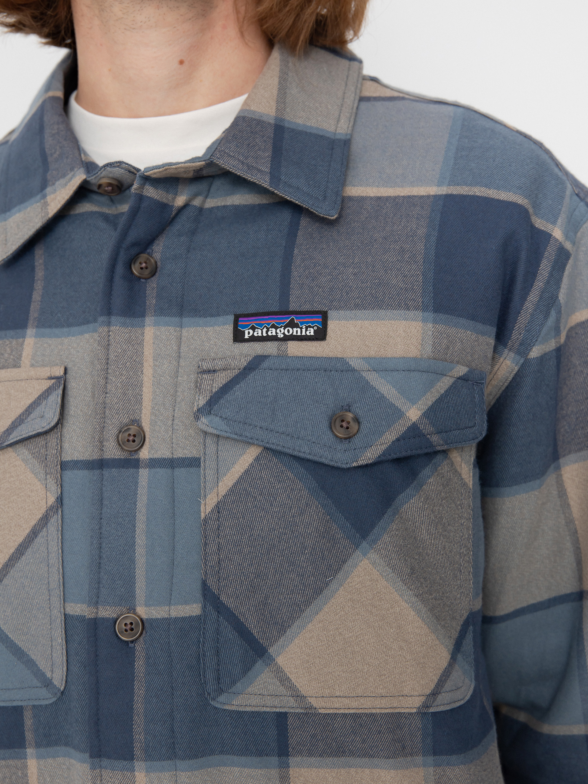 Patagonia Shirt LW Insulated Fjord Flannel (william smolder blue)