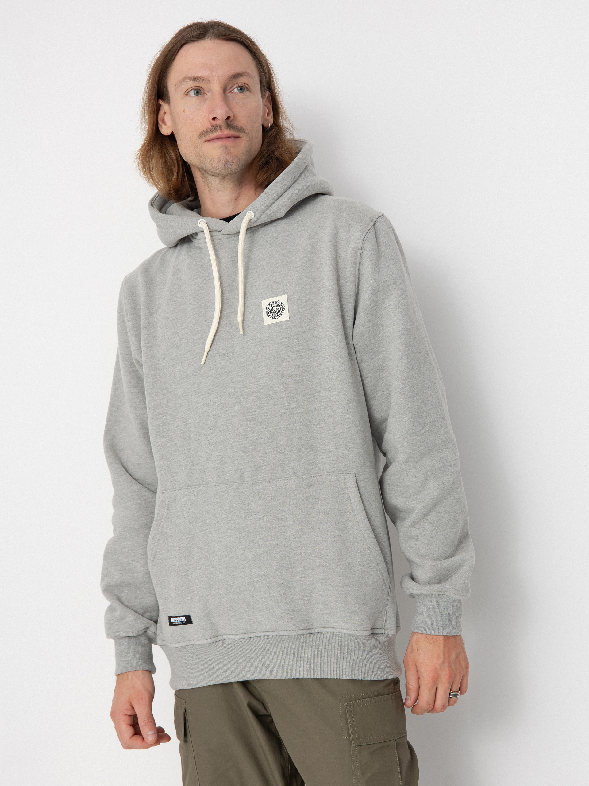 MassDnm Hoodie Patch HD (lt heather grey)