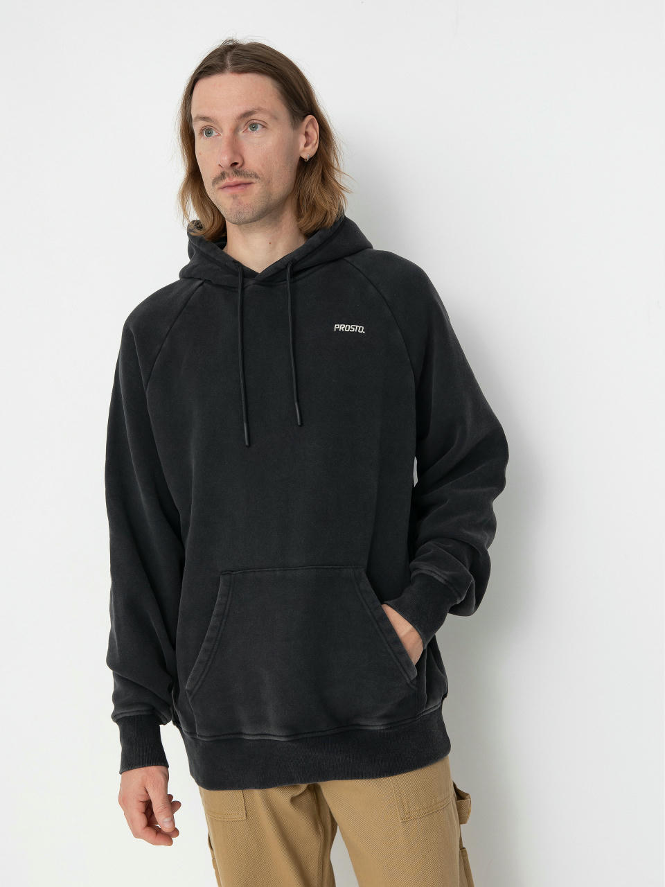 Prosto Hoodie Washed HD (black)