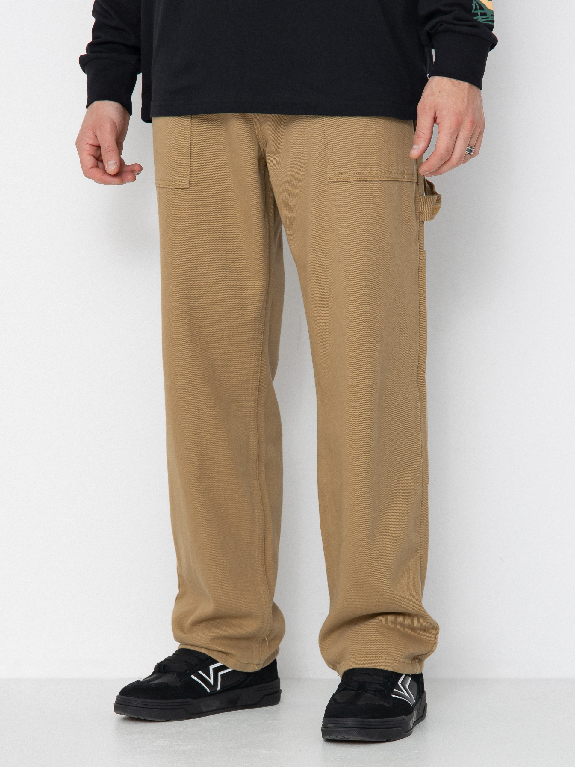 Vans Authentic Chino Cord Loose Tapered Pants - brown (dirt)