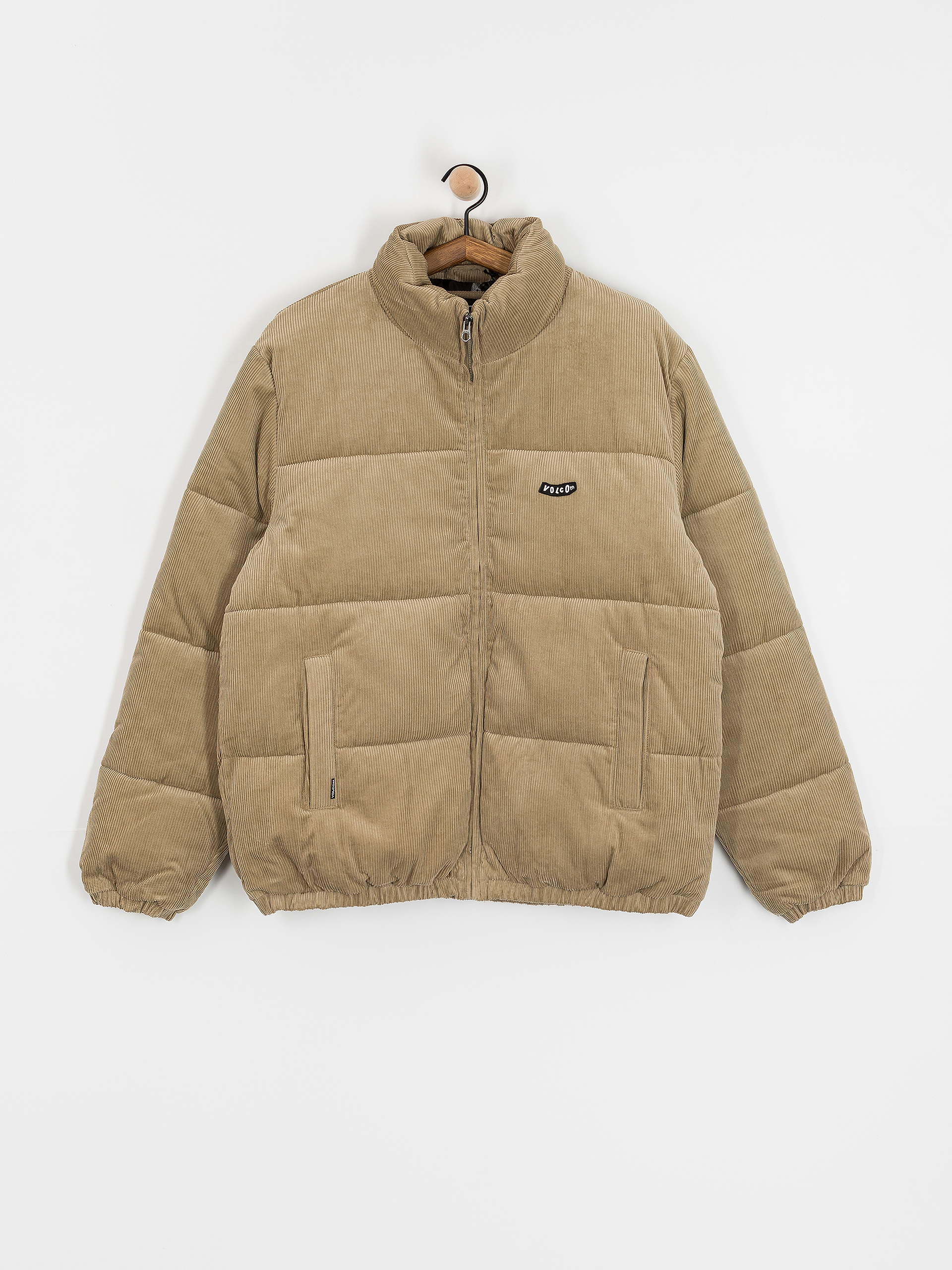 Volcom Jacket Walltz Cord - beige (khaki)