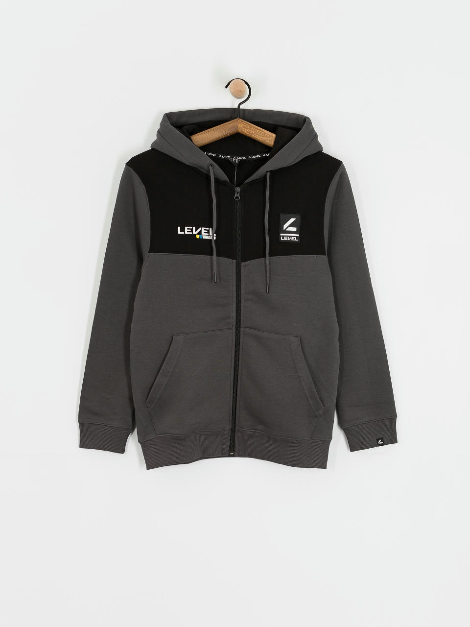 Level Sweatshirt Hoodie Level Logo (anthracite)