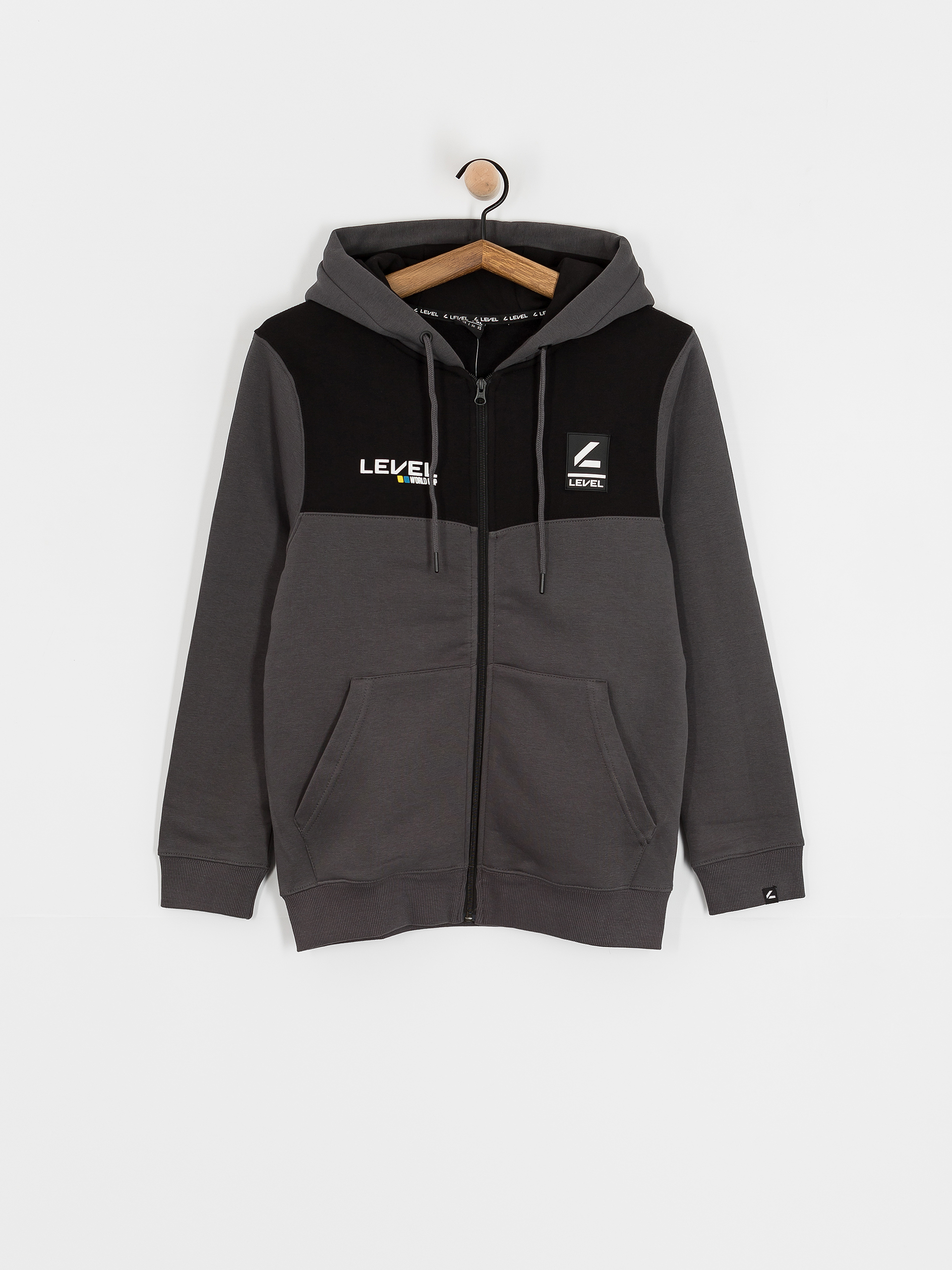 Level Sweatshirt Hoodie Level Logo (anthracite)