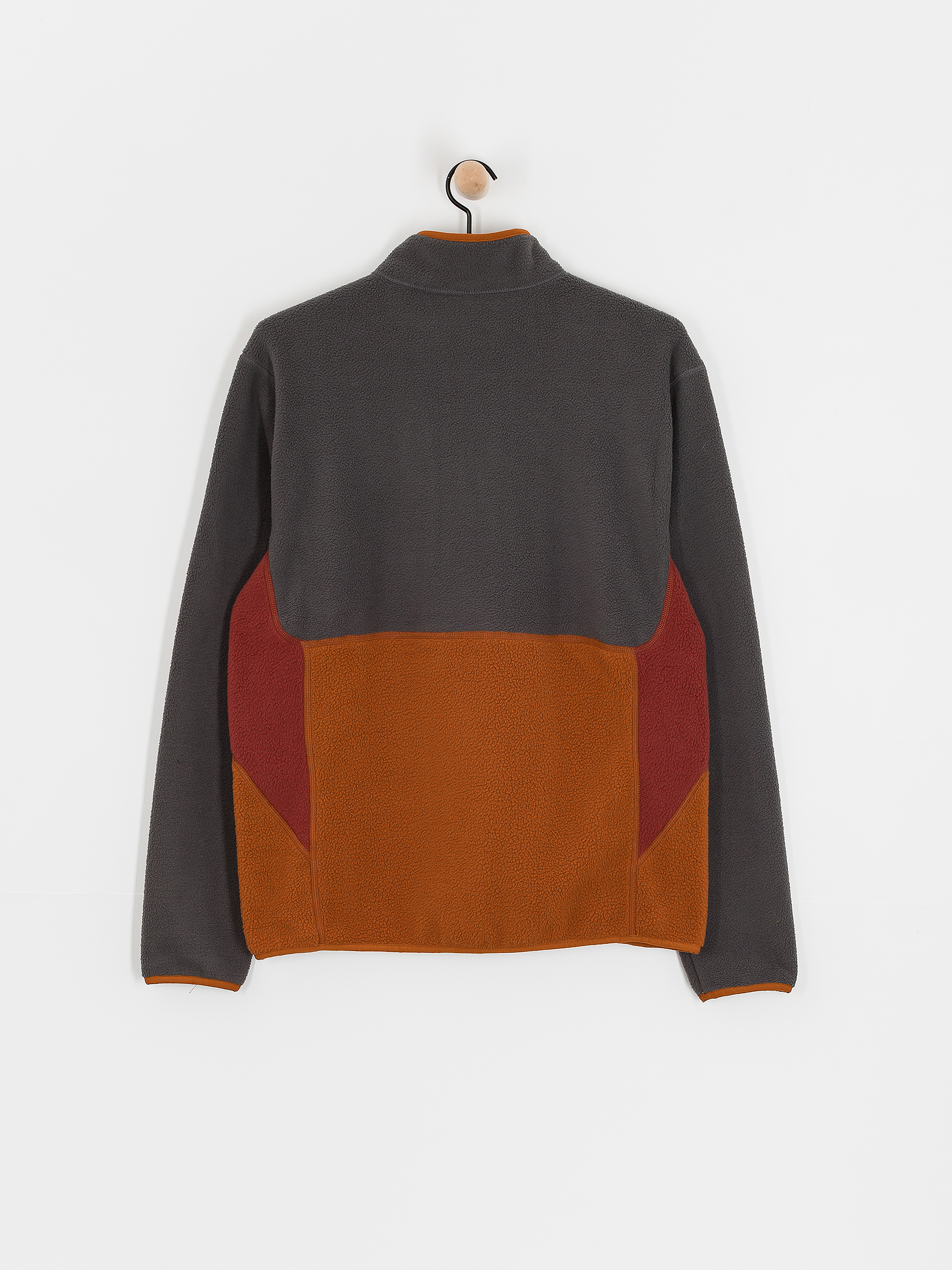 Mens Volcom Active sweatshirt Fleecer Full Zip (charcoal)