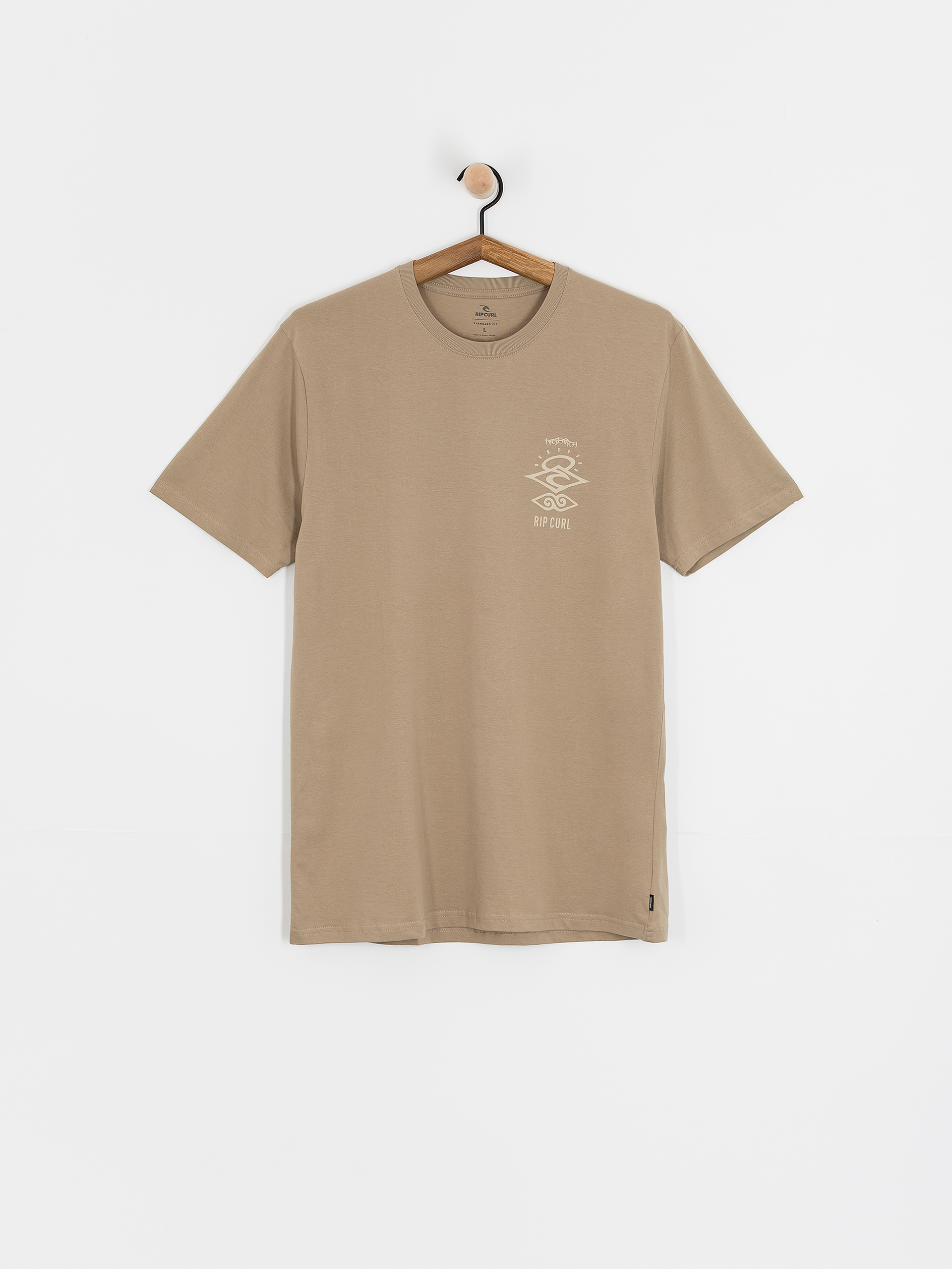 Rip Curl T-Shirt Search Icon (sand dune)
