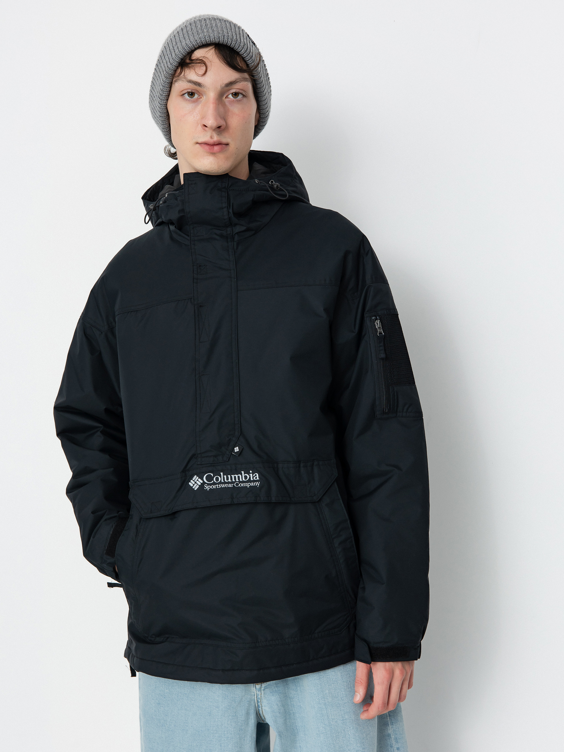 Columbia challenger pullover jacket in blac sale