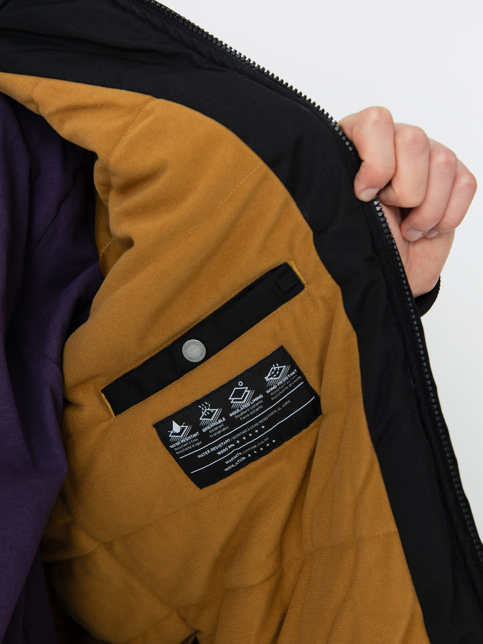 Volcom Jacke Hernan 10K (black)