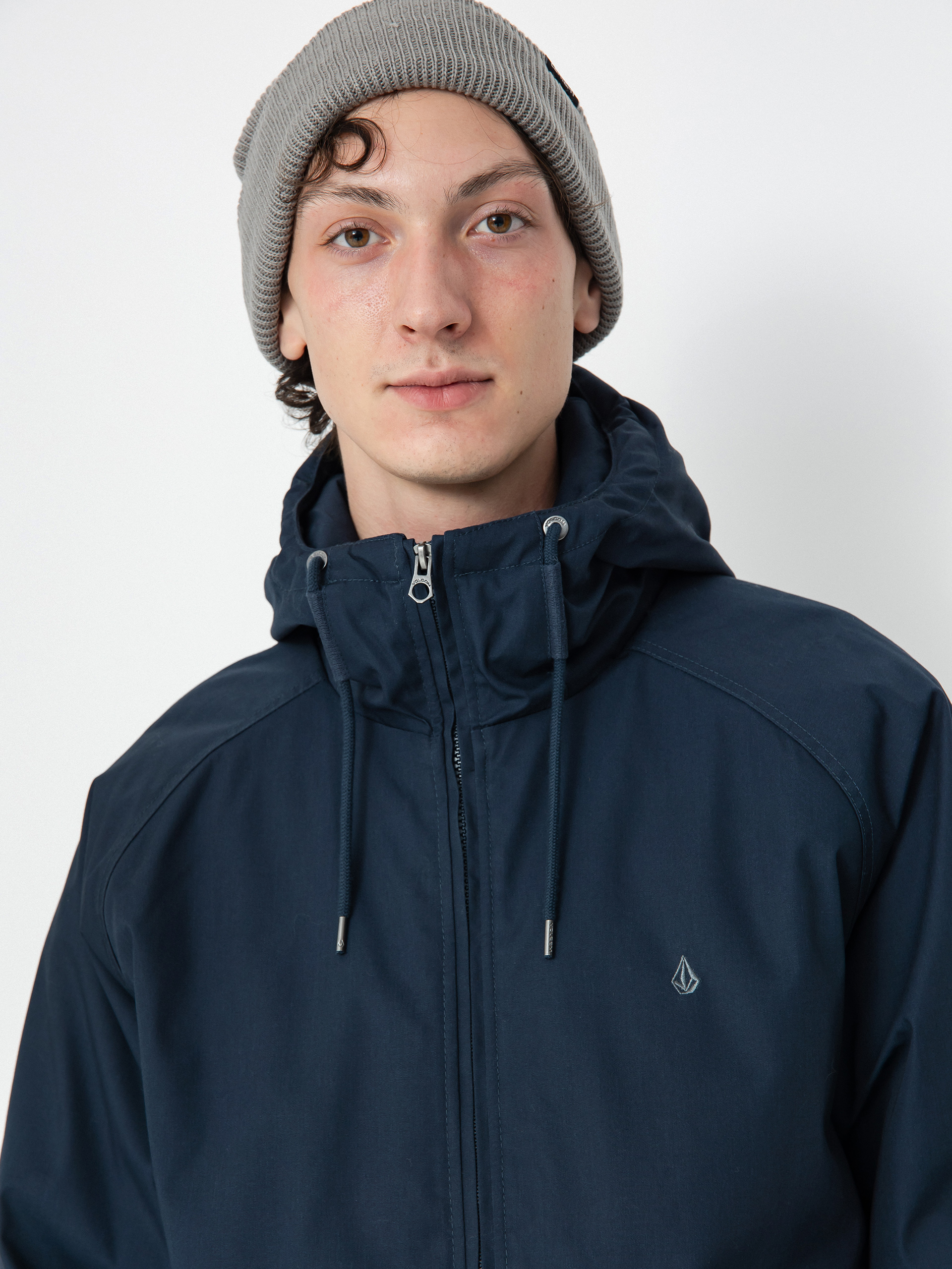 VOLCOM / POLARTEC TECH HOODY / NAVY / M 【auction by