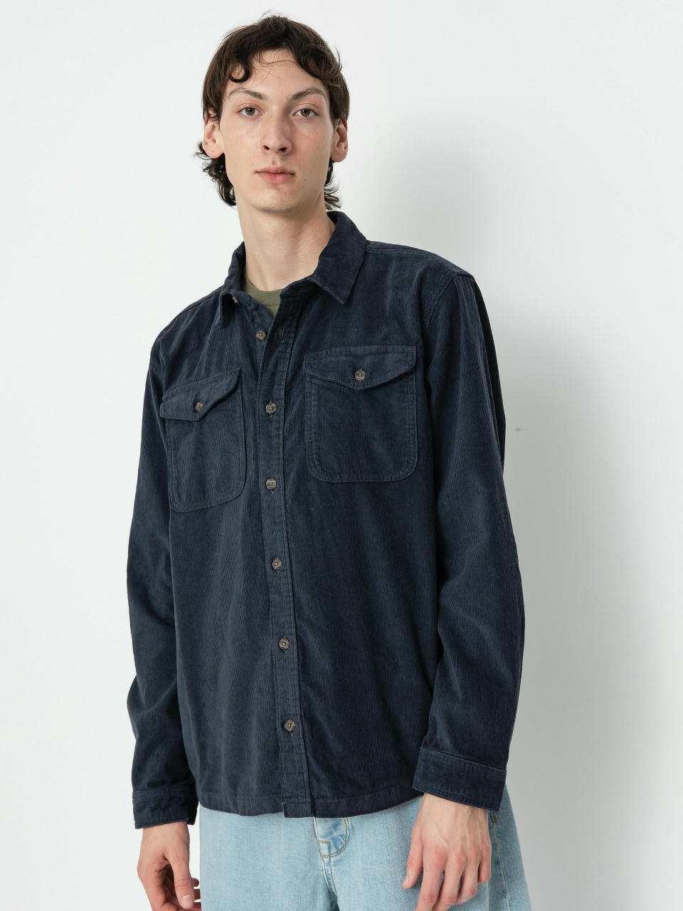 Patagonia Hemd Corduroy (smolder blue)