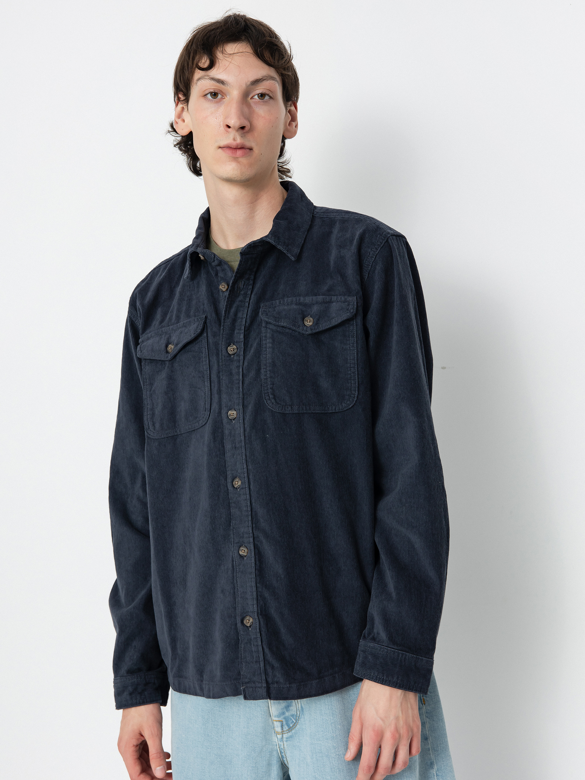 Patagonia Shirt Corduroy navy blue (smolder blue)