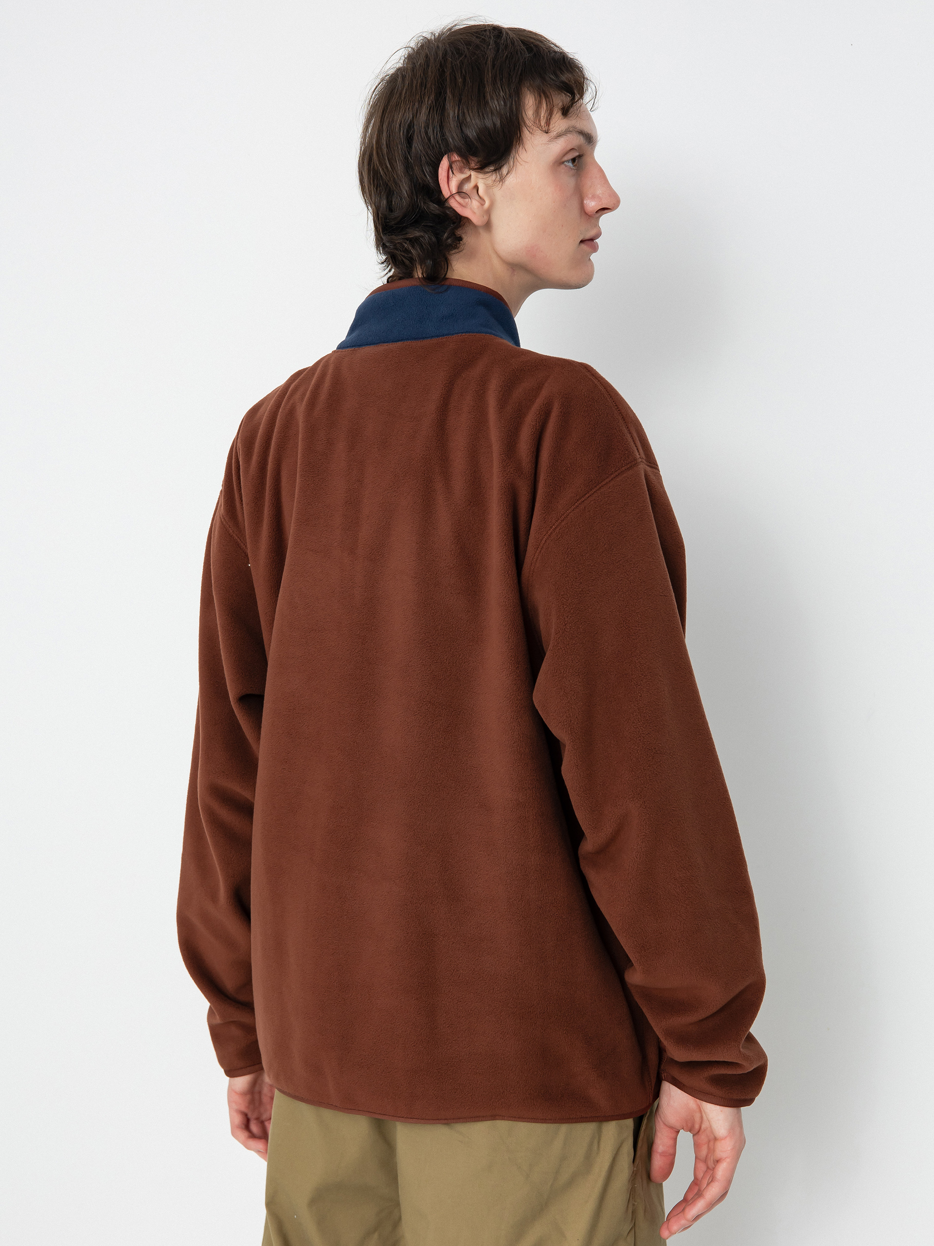 Mens New Balance Fleece  Fleece 1/2 Zip (richoak)