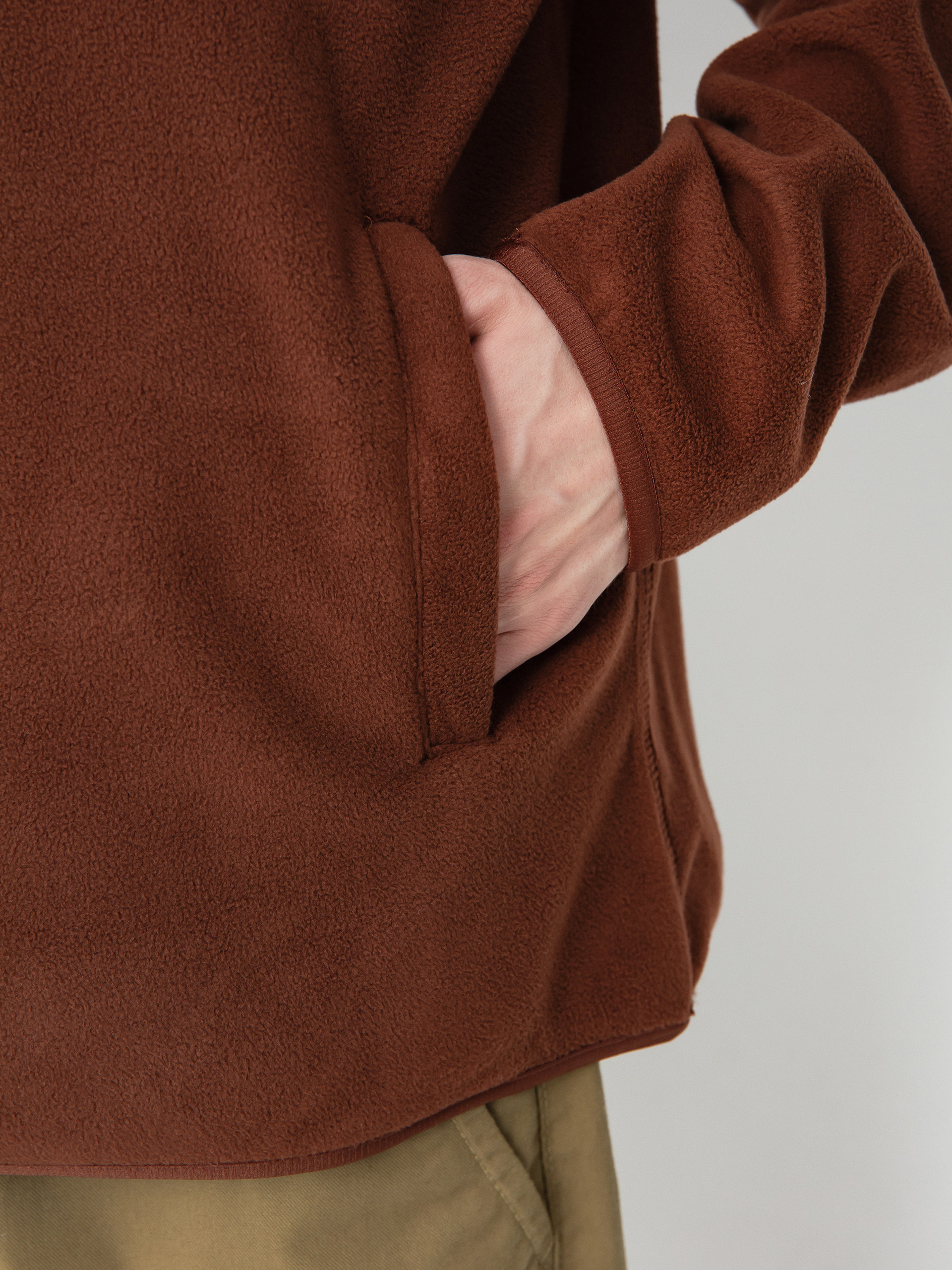 Mens New Balance Fleece  Fleece 1/2 Zip (richoak)