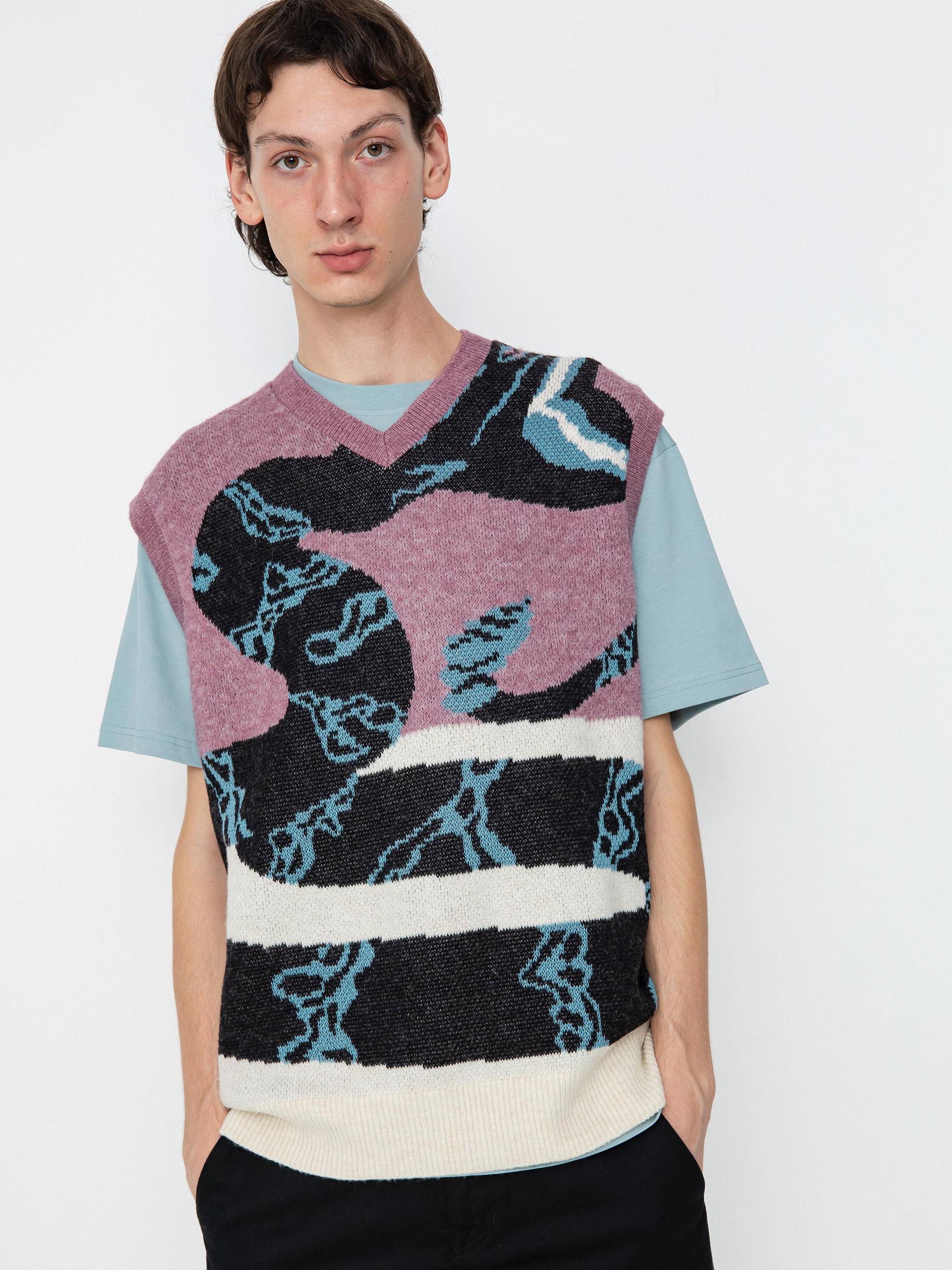 orewood brown v neck nike sweatshirt