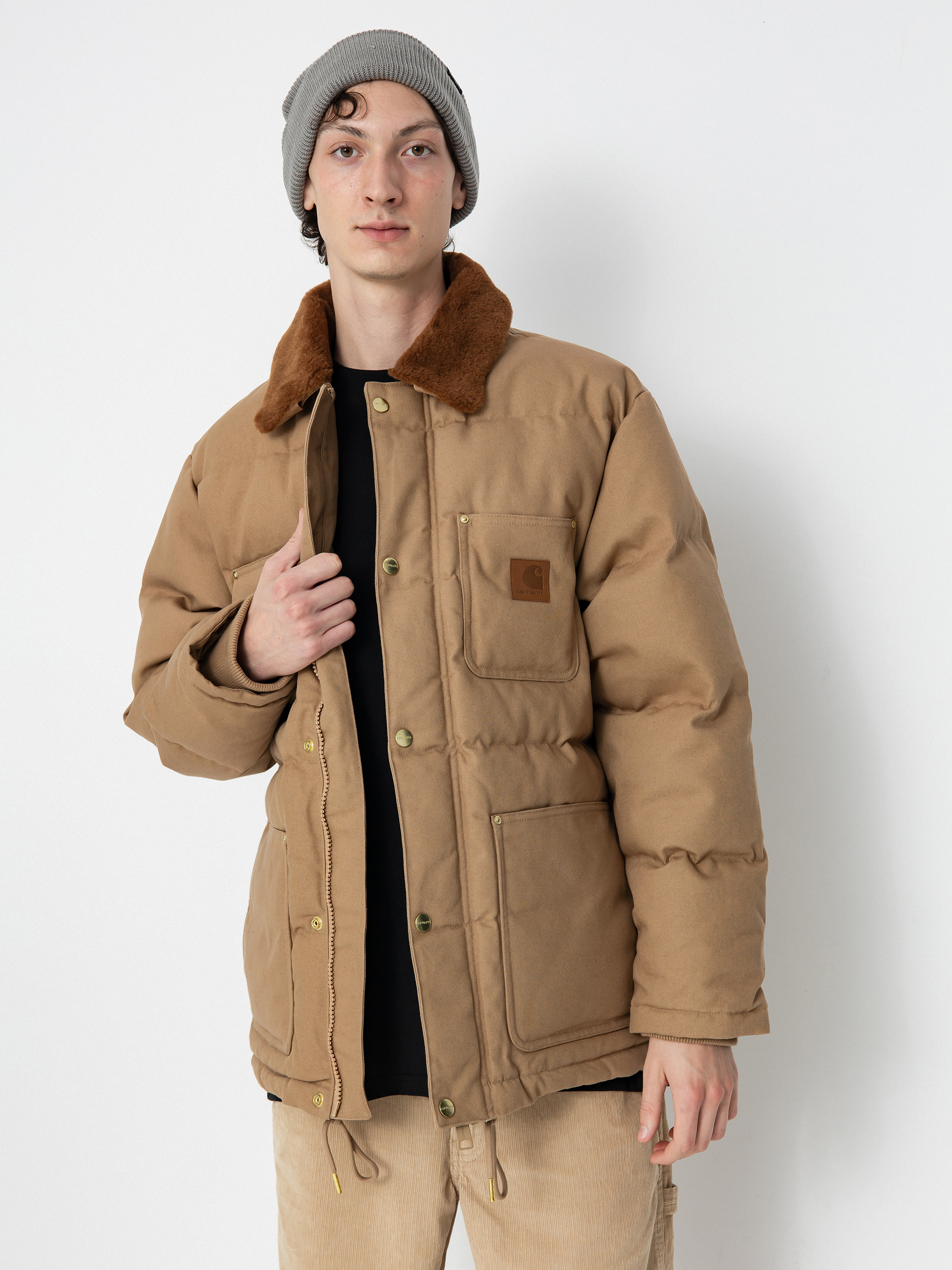 Carhartt WIP Jacke Rayley - Braun (peanut)