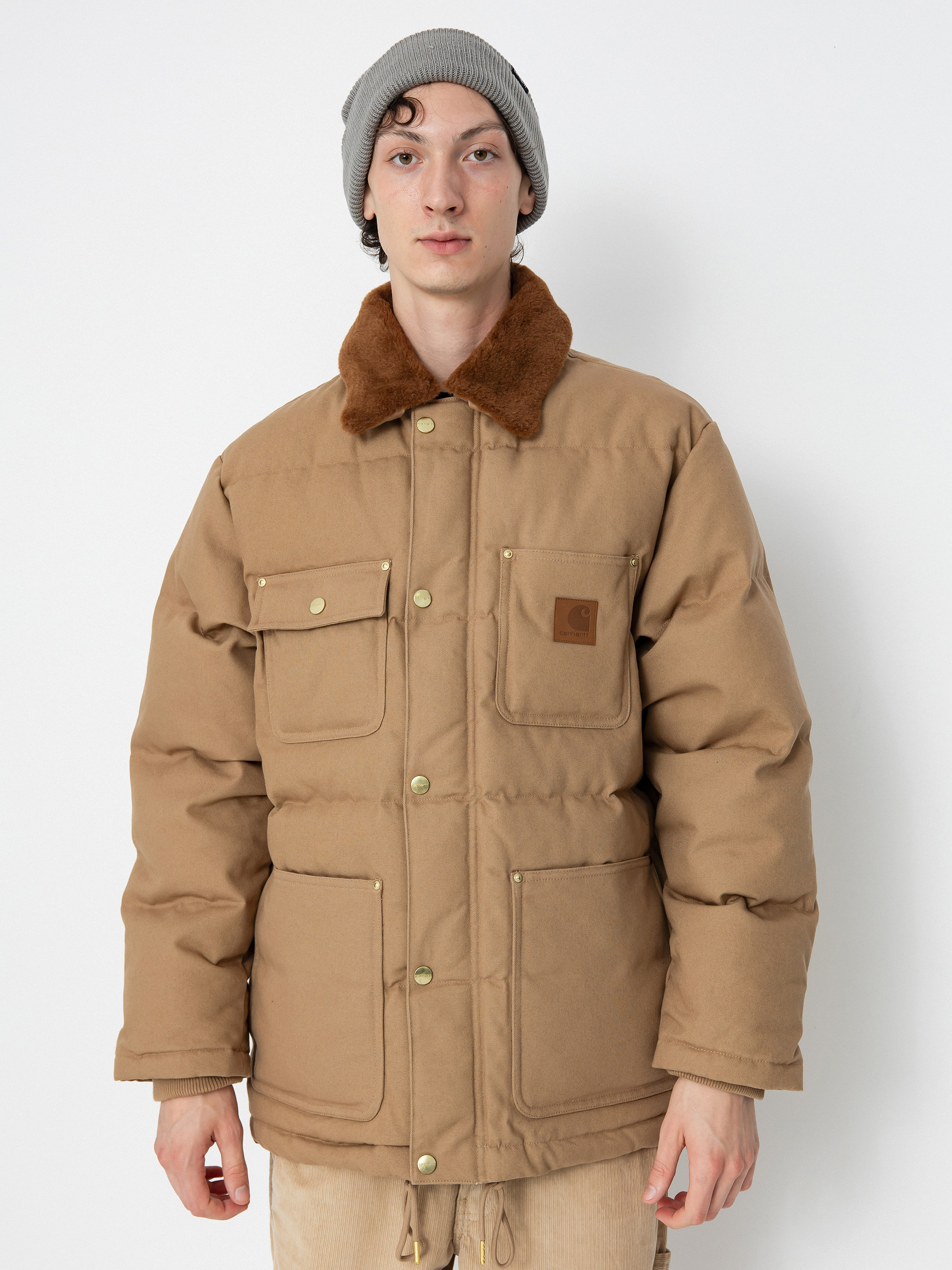 Carhartt WIP Jacket Rayley - brown (peanut)