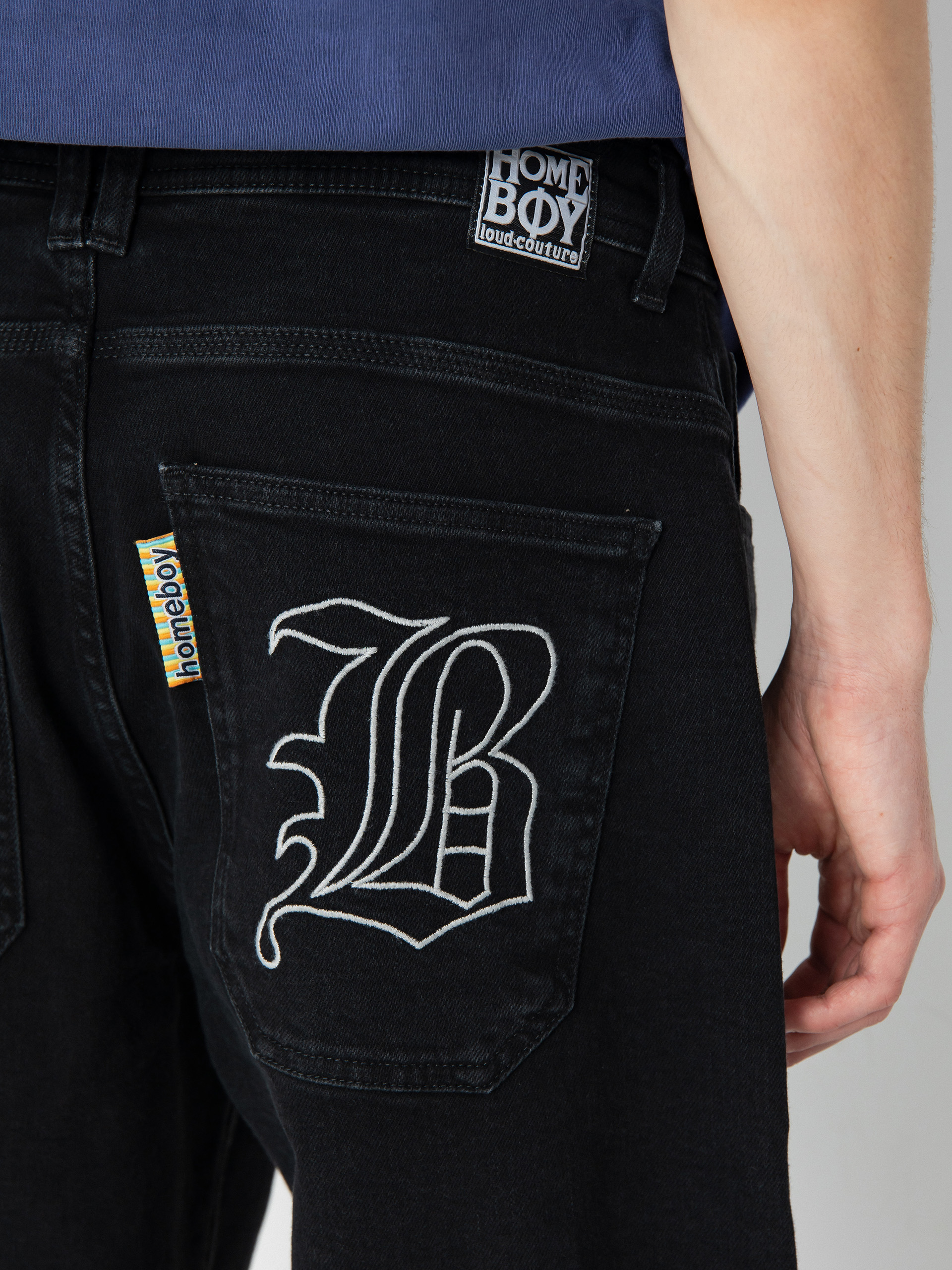 Homeboy X Tra Monster Gothic Denim Hose (washed black)