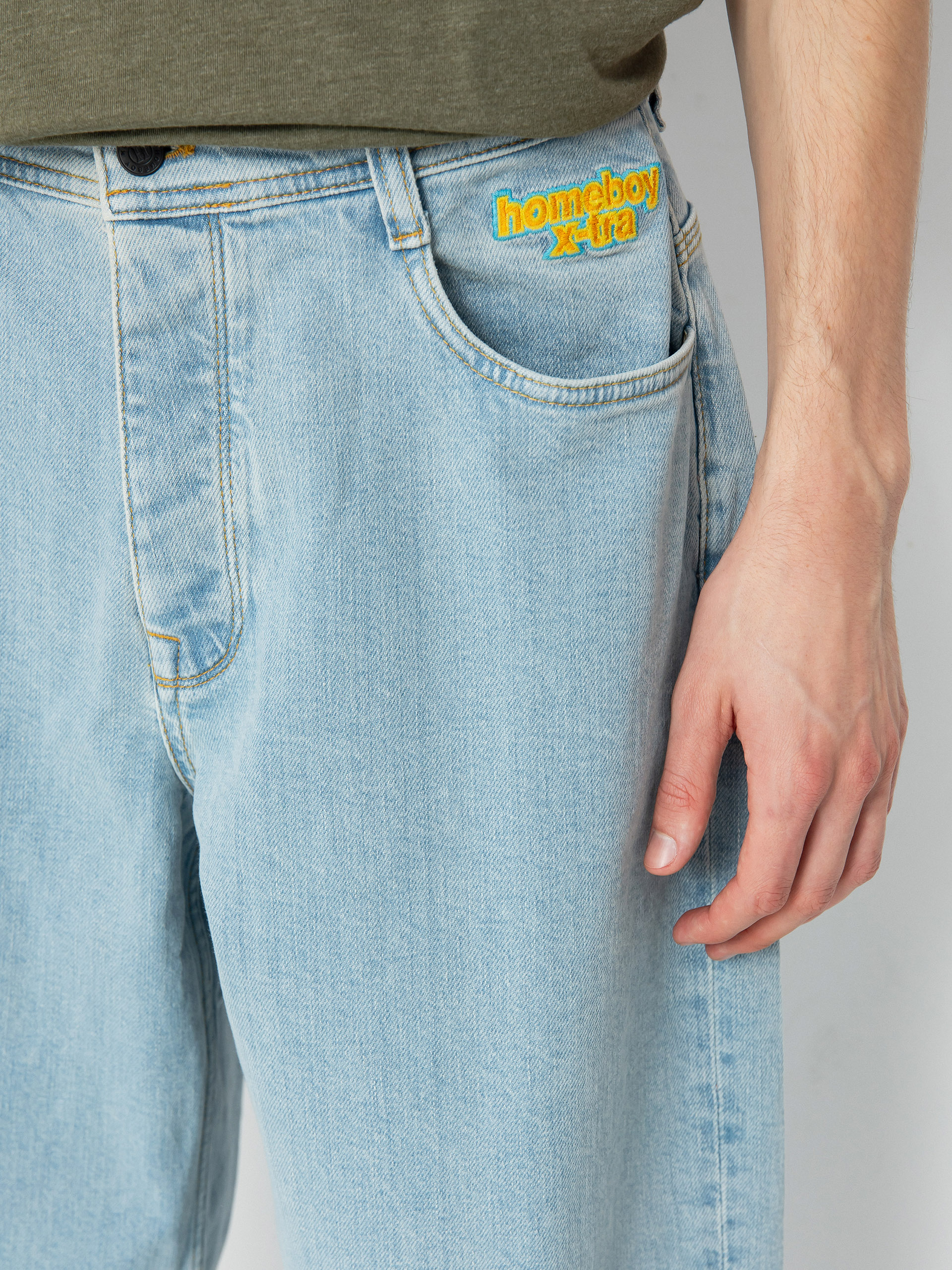 Homeboy X Tra Monster Pencil Denim Hose (moon)