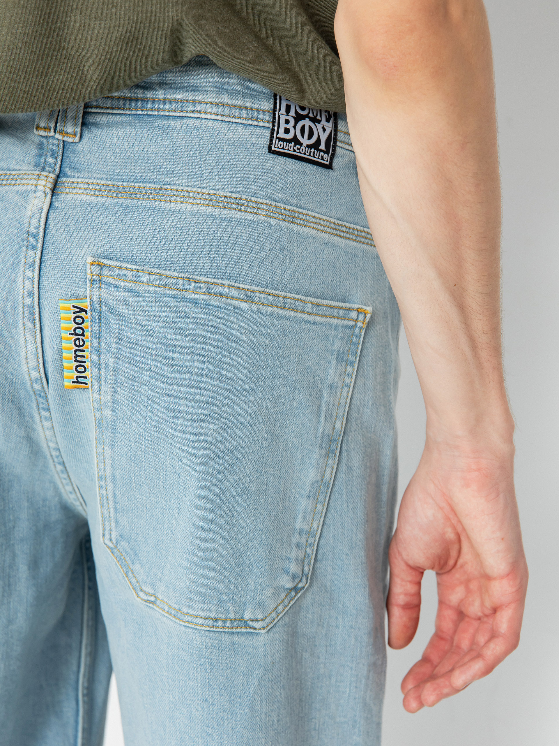 Homeboy X Tra Monster Pencil Denim Hose (moon)