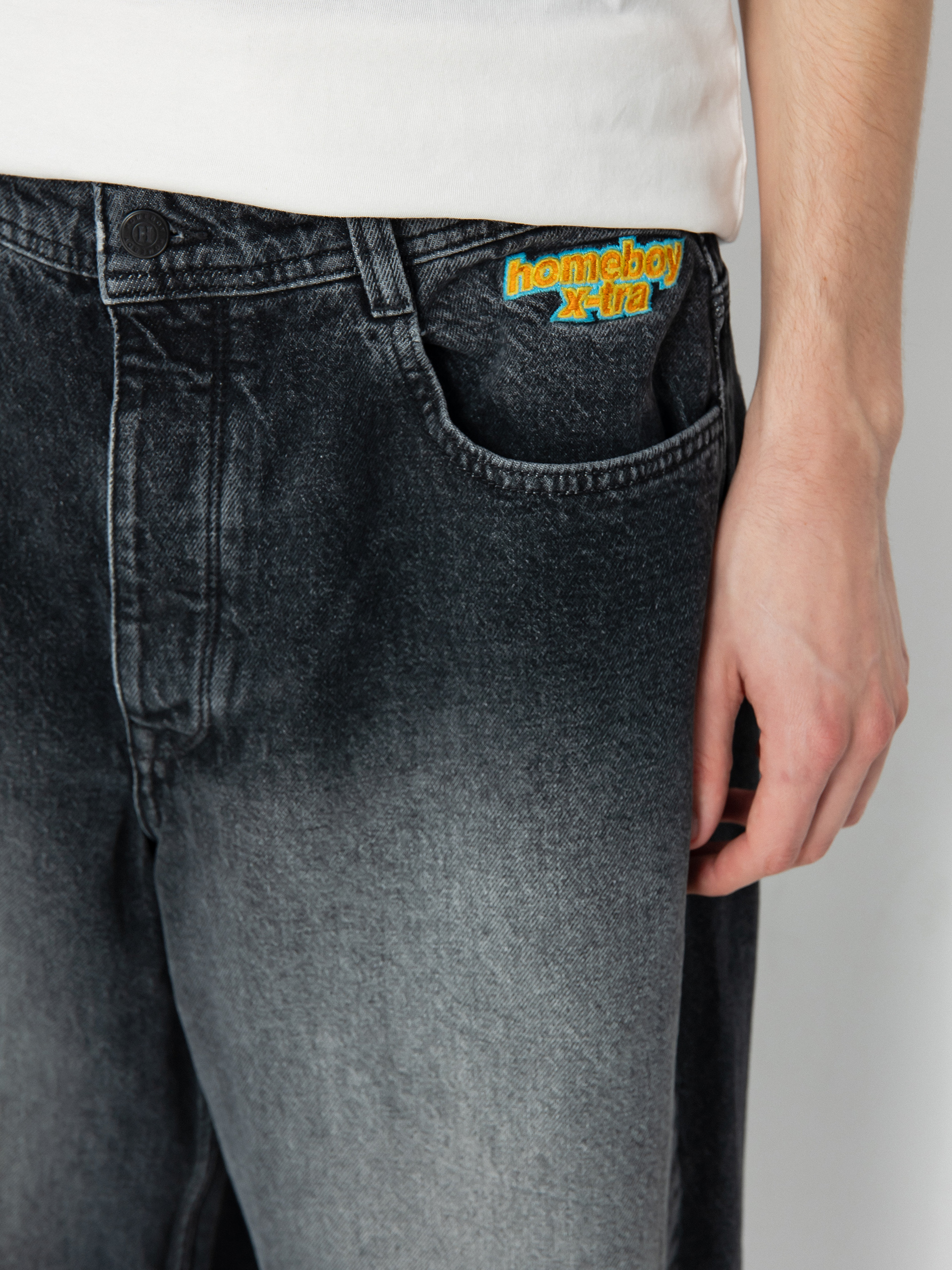 Homeboy X Tra Monster Denim Pants (vintage black)
