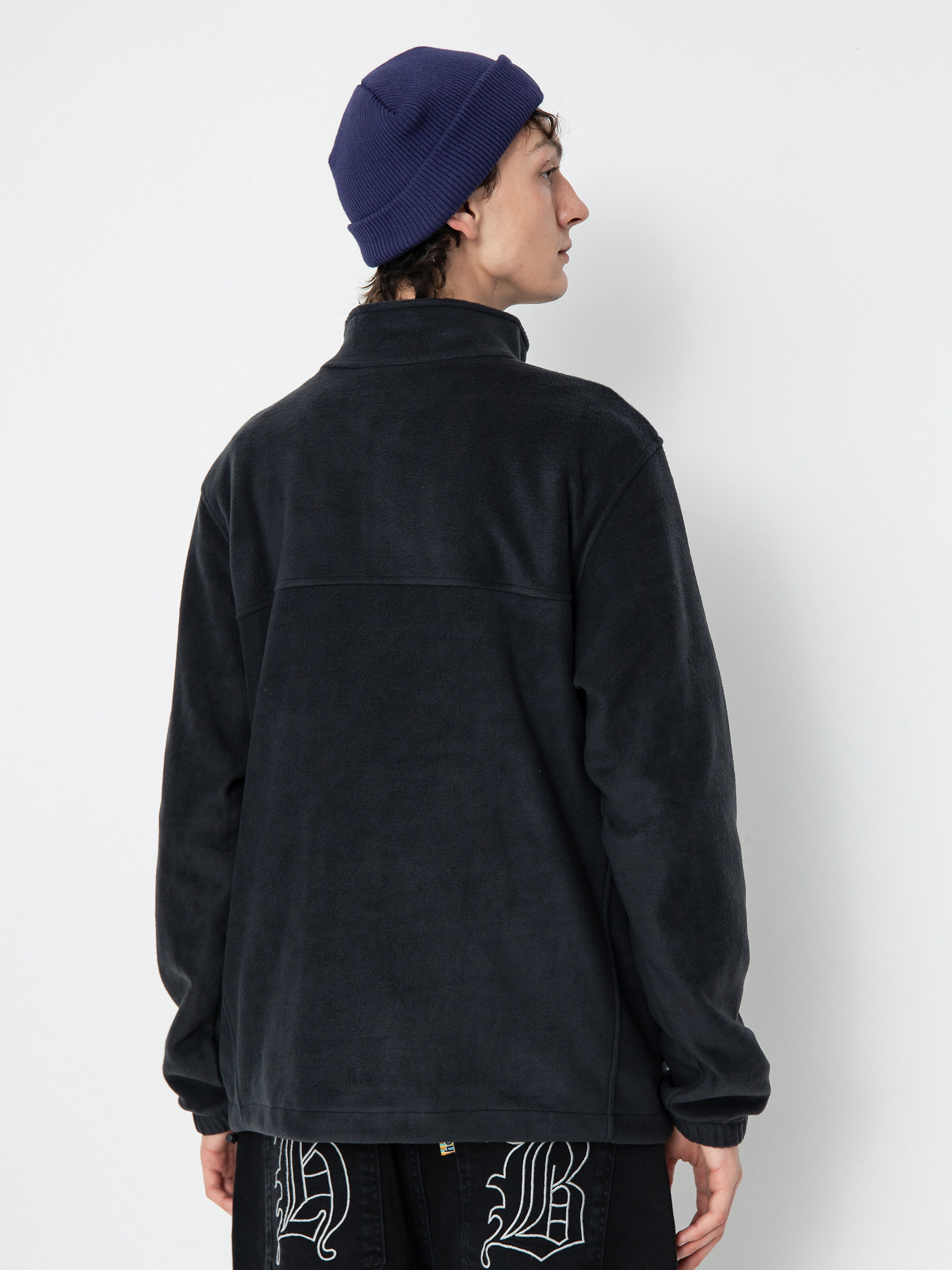 Mens Columbia Fleece  Steens Mountain Half Zip (black)