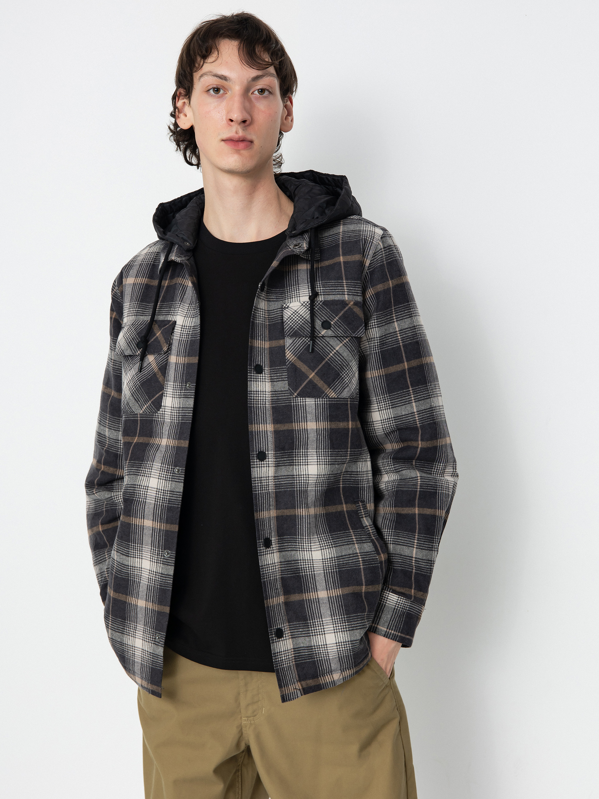 Volcom Snowboard Jacke Ins Riding Flannel (stone)