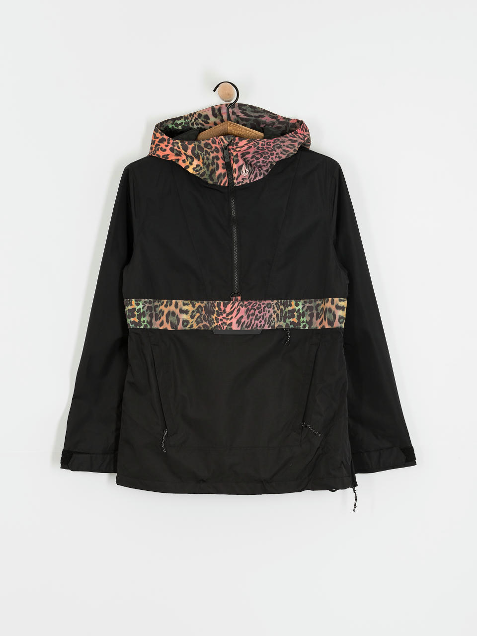 Womens Volcom Snowboard jacket Ashfield Pullover (black)