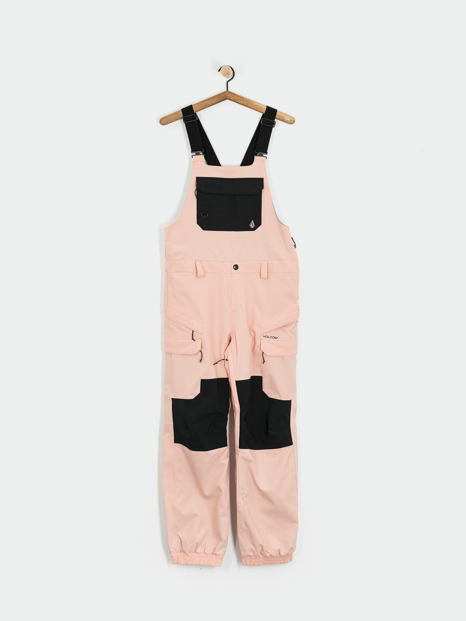 Damen Volcom Snowboard Hose Creston 3D Stretch Bib Overall (coral haze)