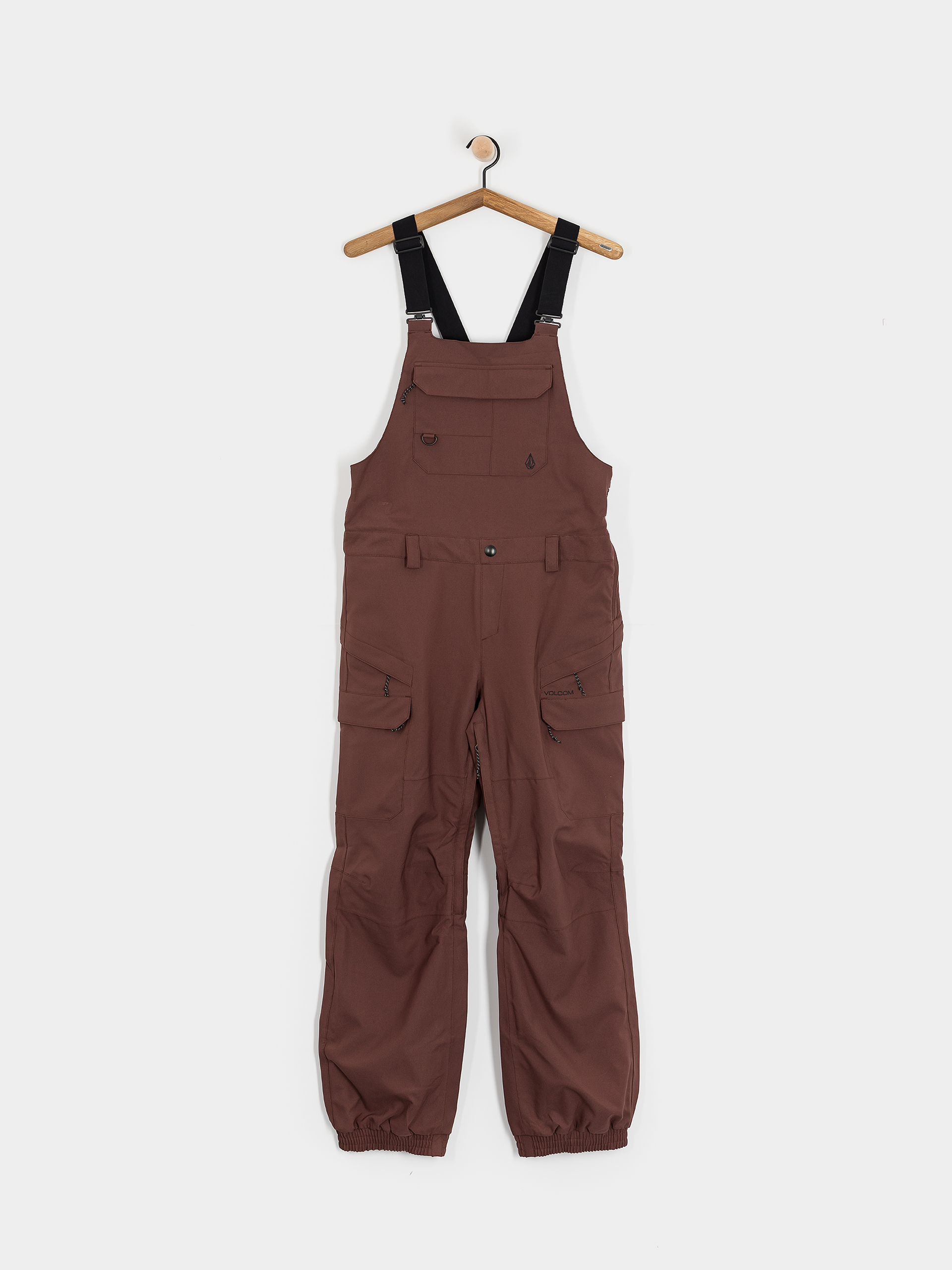 Womens Volcom Snowboard pants Creston 3D Stretch Bib Overall (mahogany)