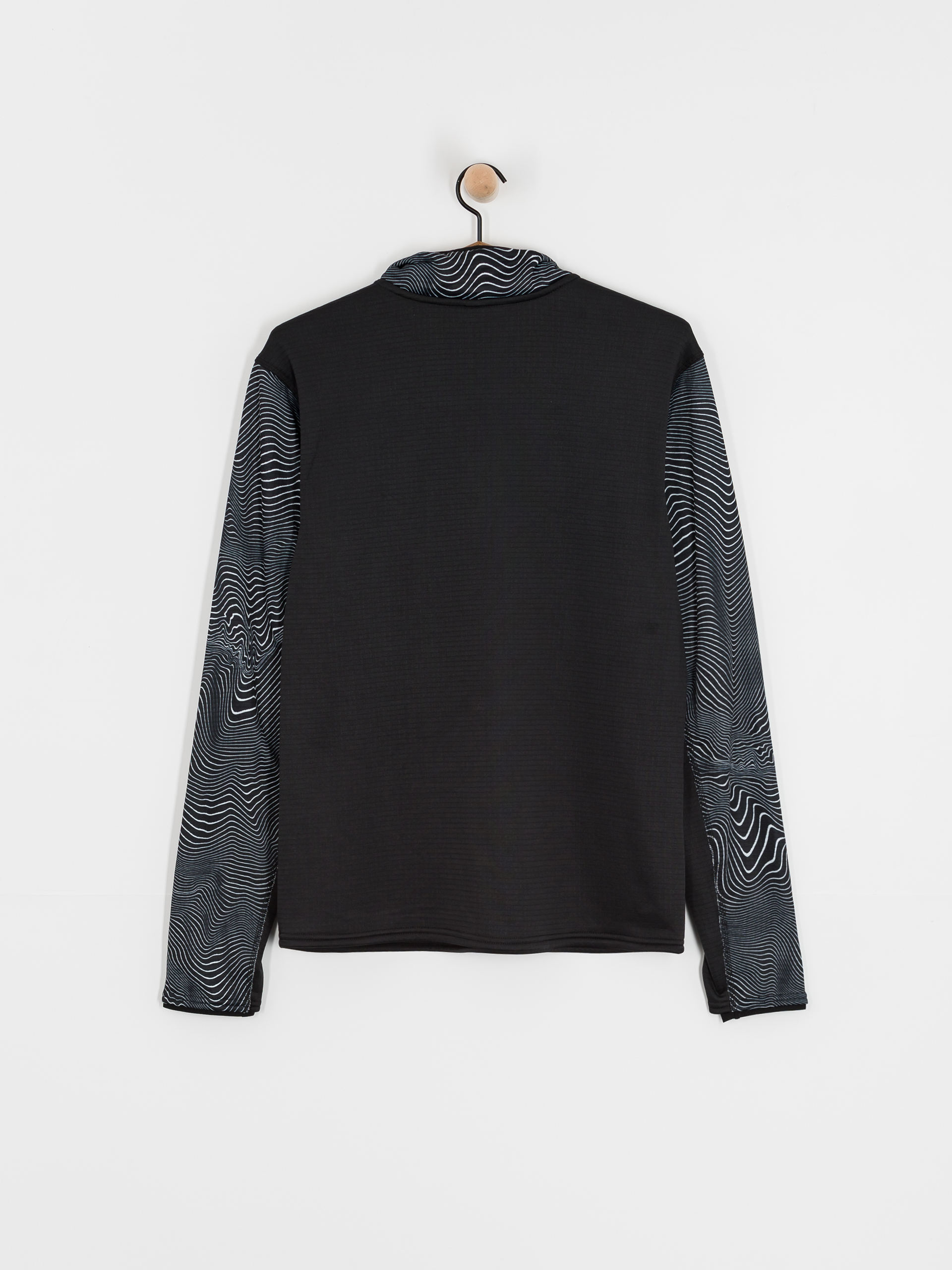 Volcom Active sweatshirt Gridlock Mock Neck - black (black print)
