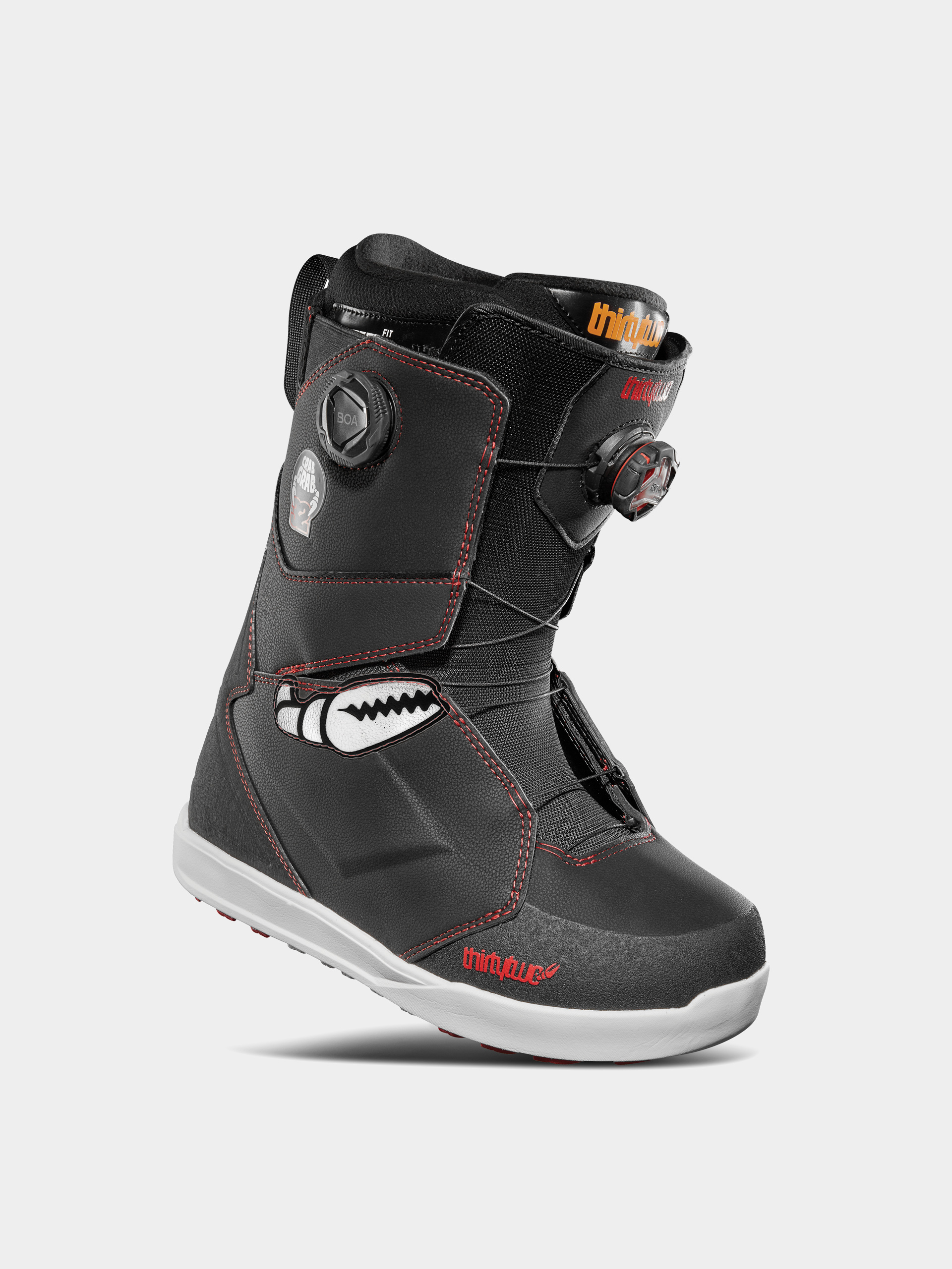 ThirtyTwo Snowboard boots Lashed Double Boa Crab Grab '2 (black/white/red)