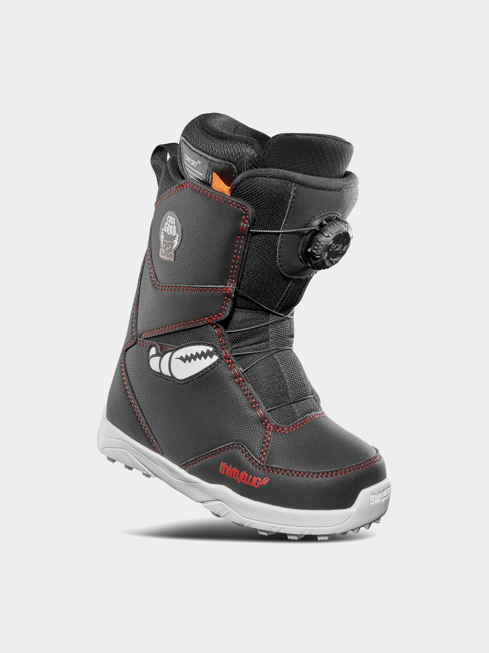 ThirtyTwo Snowboard boots Youth Lashed Boa Crab Grab JR (black/white/red)